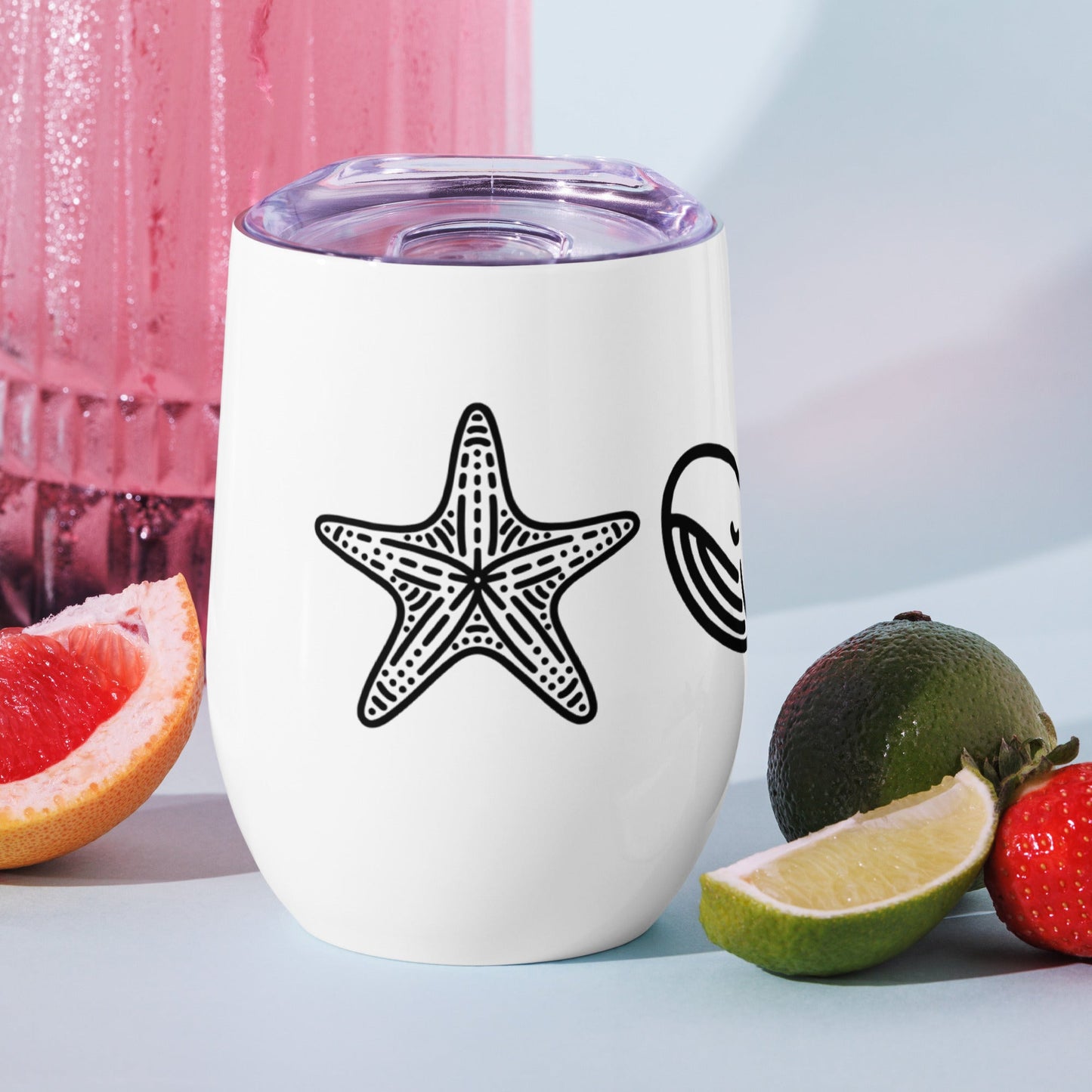 Whale II Stainless Steel Wine Tumbler - Steel Tumbler - Discovery Co.
