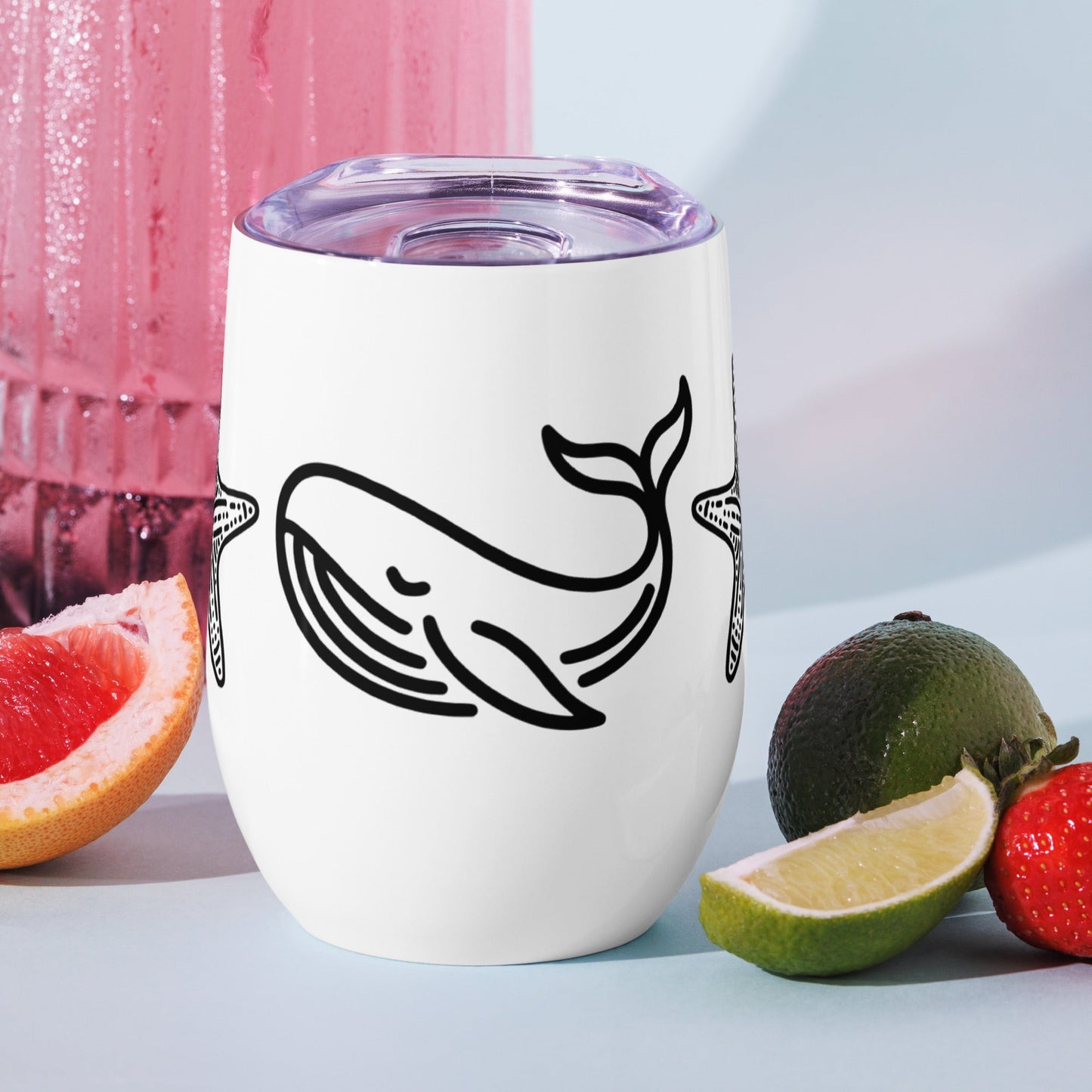 Whale II Stainless Steel Wine Tumbler - Steel Tumbler - Discovery Co.