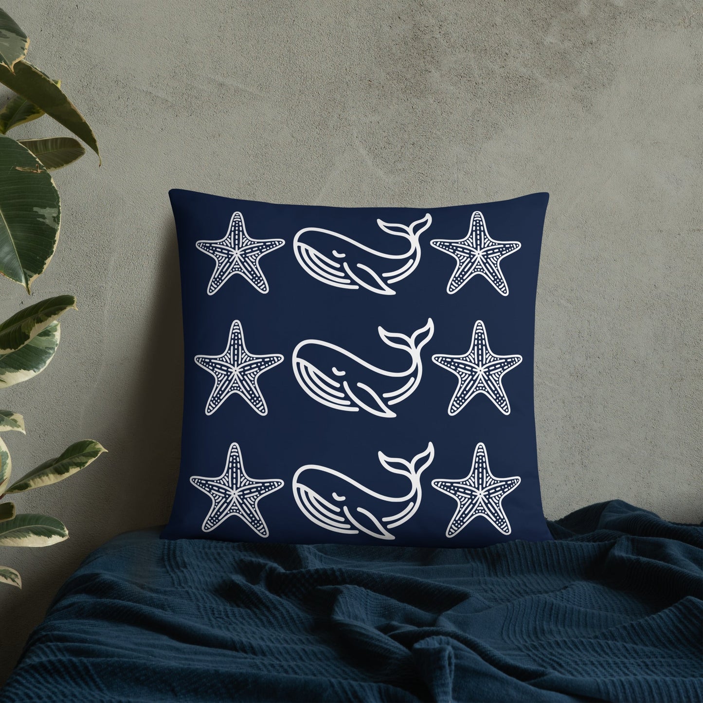 Whale III Basic Pillow - Pillows - Discovery Co.