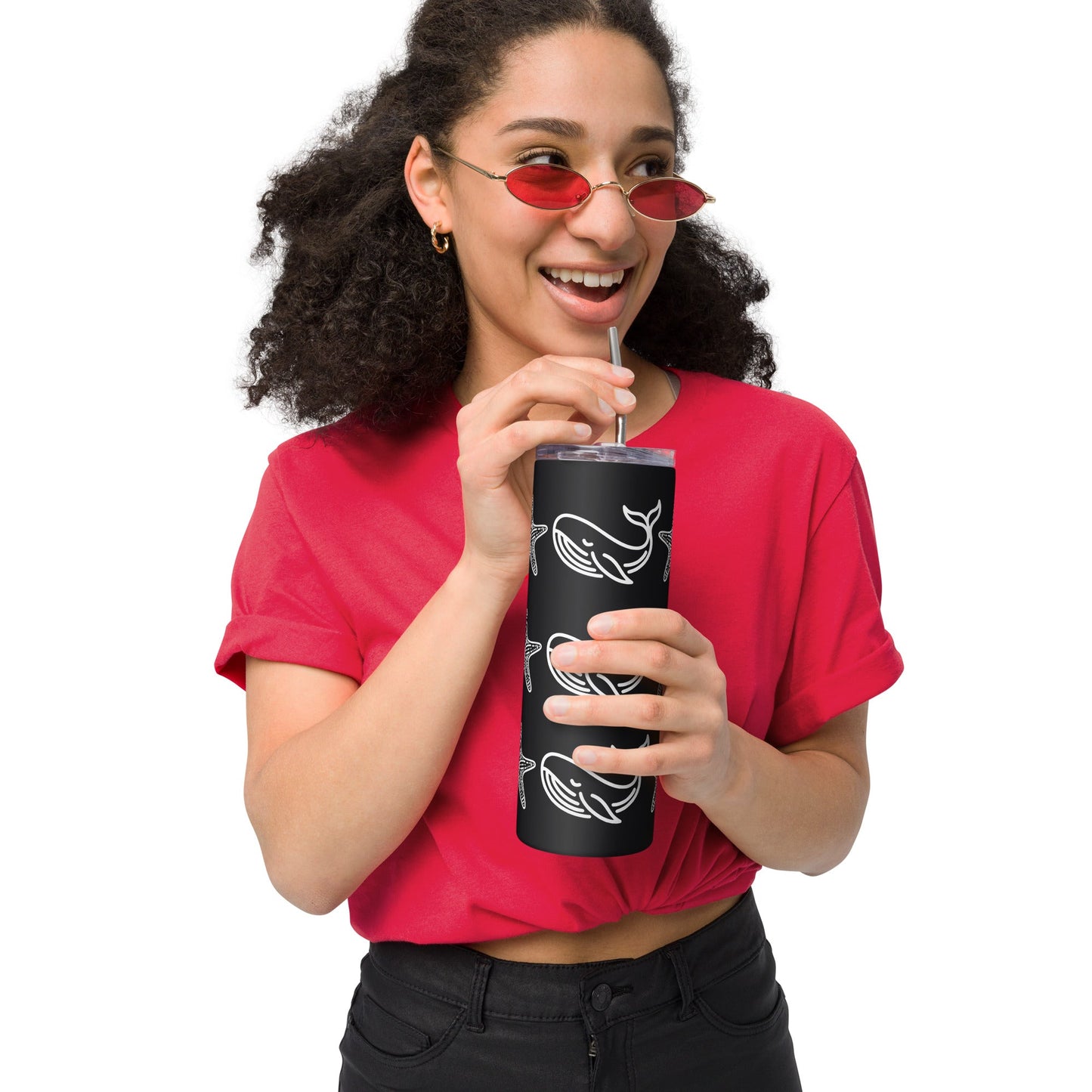 Whale Stainless Steel Tumbler - Steel Tumbler - Discovery Co.