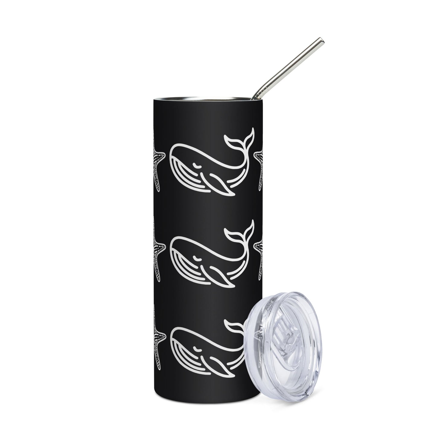 Whale Stainless Steel Tumbler - Steel Tumbler - Discovery Co.