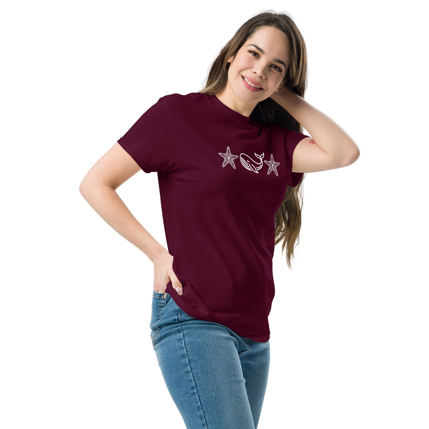 Whale Women's (Unisex) Classic Tee - Women's Shirts - Discovery Co.