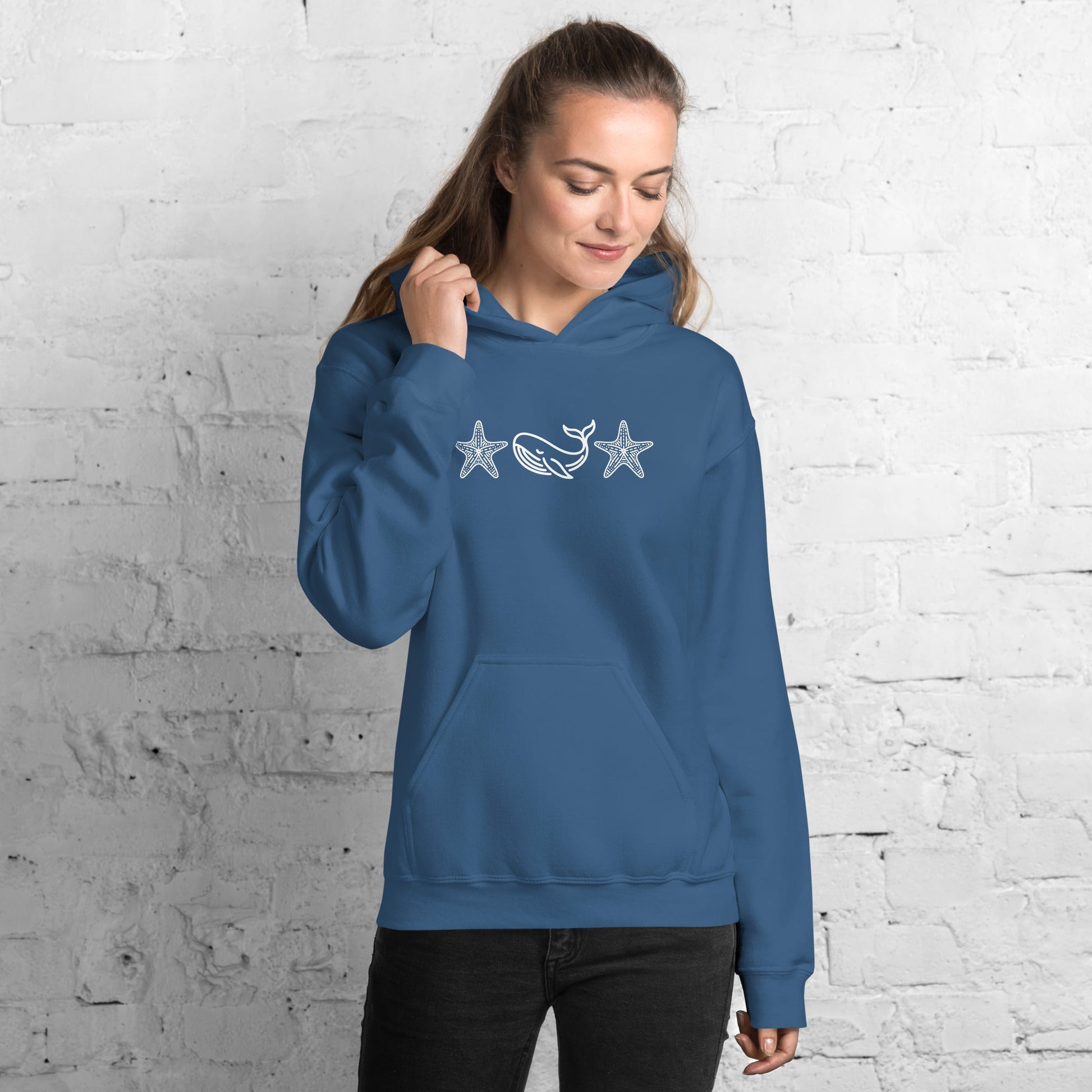 Whale Women's (Unisex) Hoodie - Hoodies - Discovery Co.