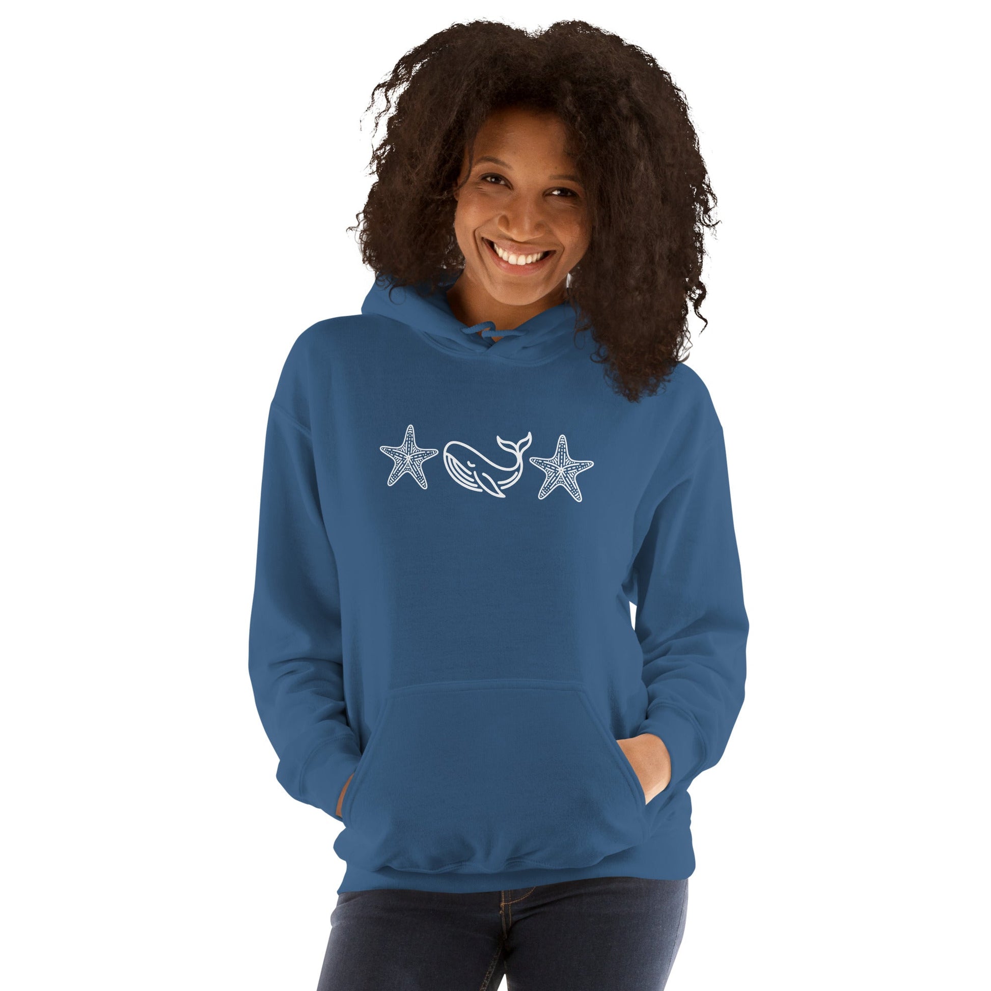 Whale Women's (Unisex) Hoodie - Hoodies - Discovery Co.