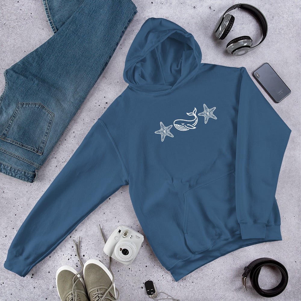 Whale Women's (Unisex) Hoodie - Hoodies - Discovery Co.