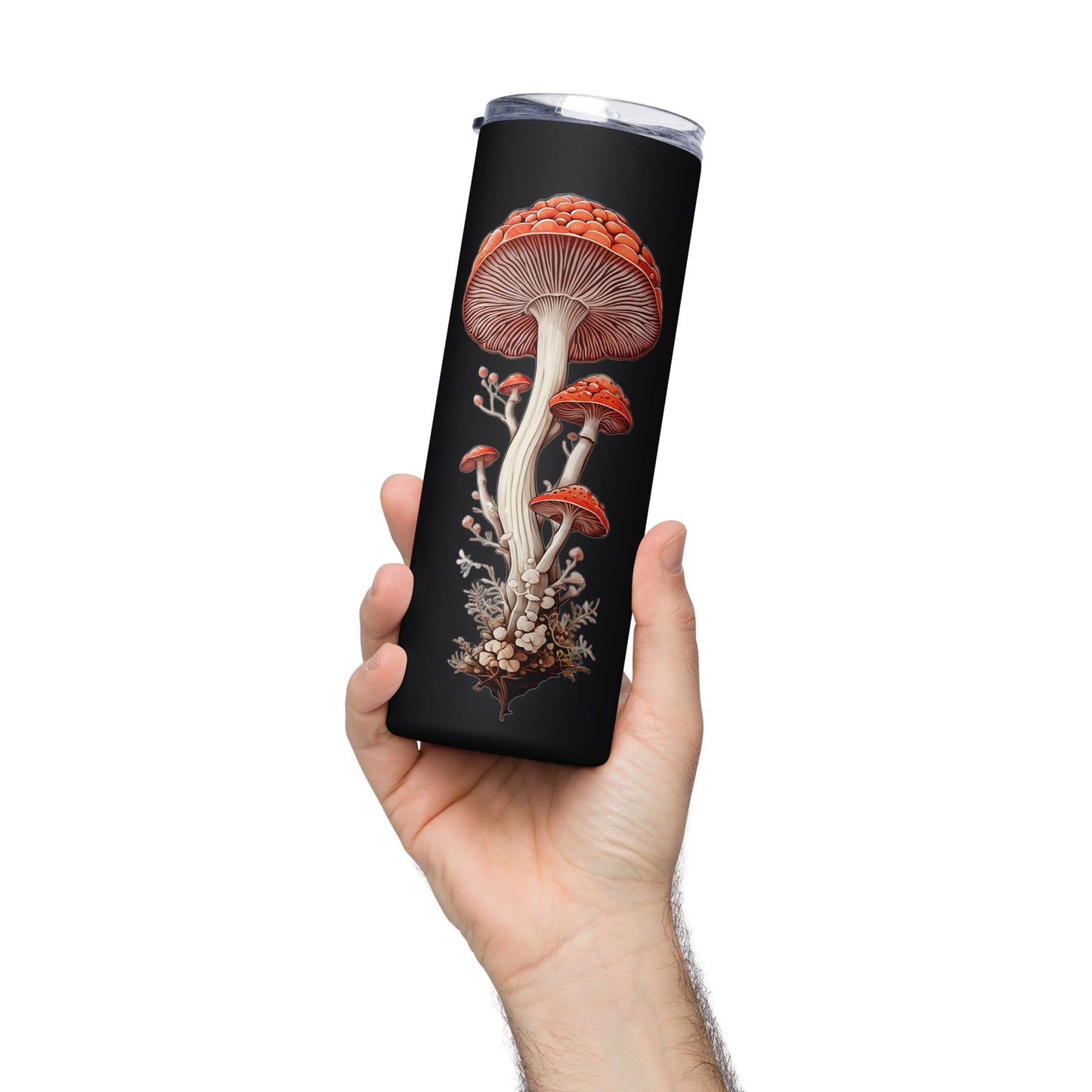 Wild Mushrooms Stainless Steel Tumbler - Steel Tumbler - Discovery Co.