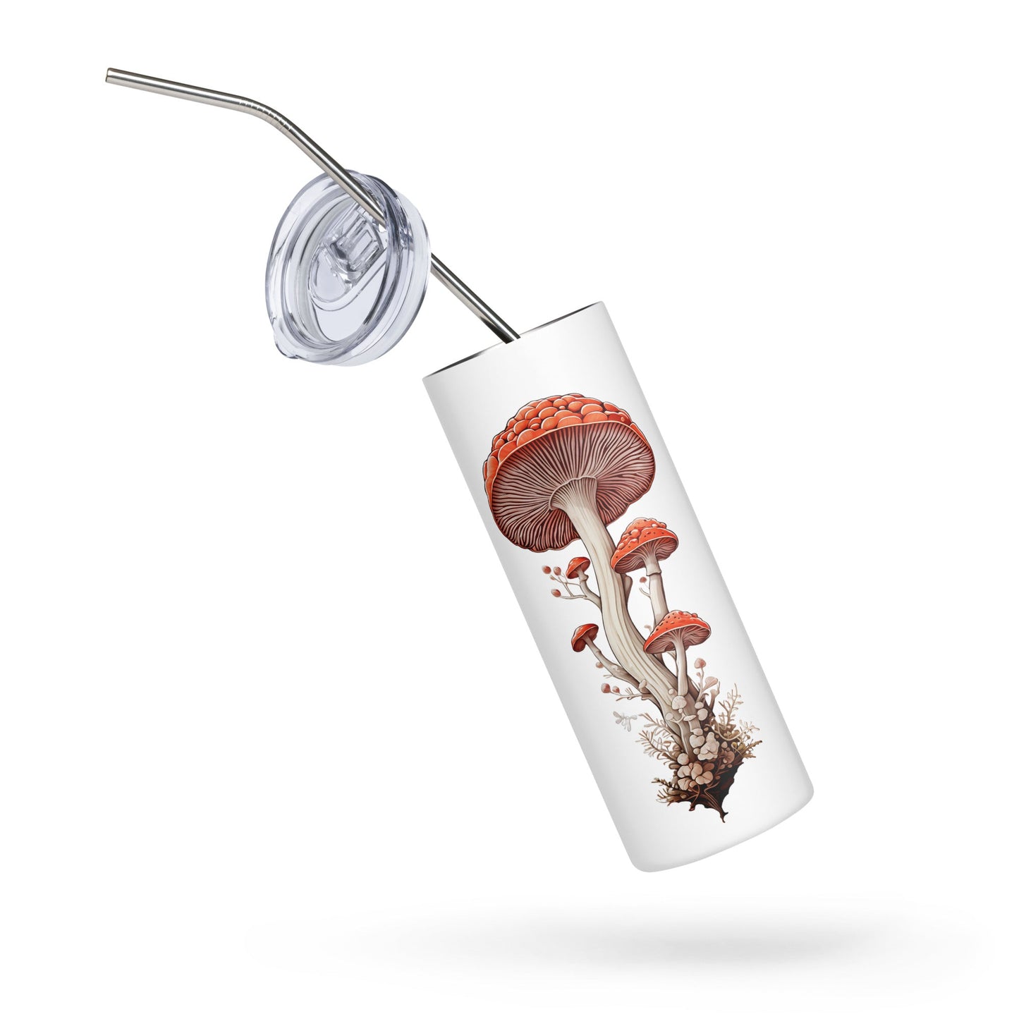 Wild Mushrooms Stainless Steel Tumbler - Steel Tumbler - Discovery Co.