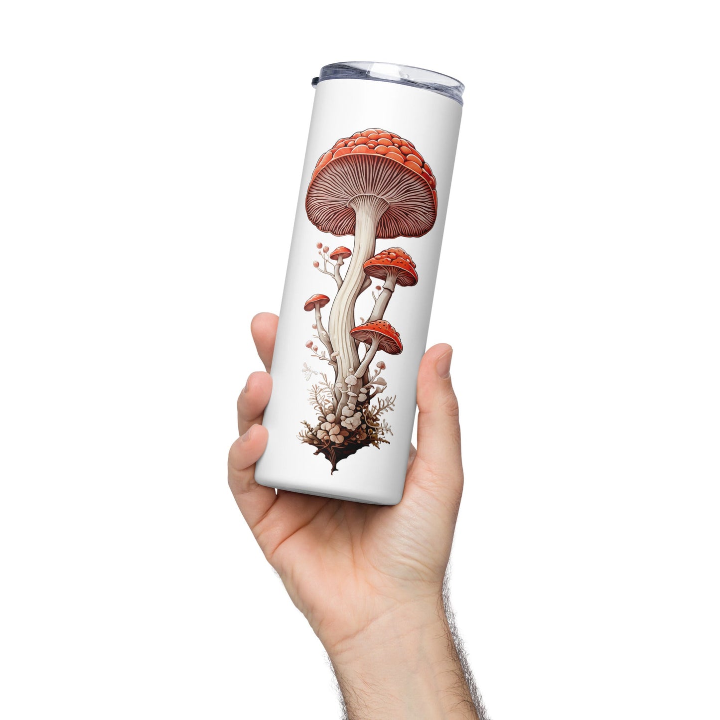Wild Mushrooms Stainless Steel Tumbler - Steel Tumbler - Discovery Co.