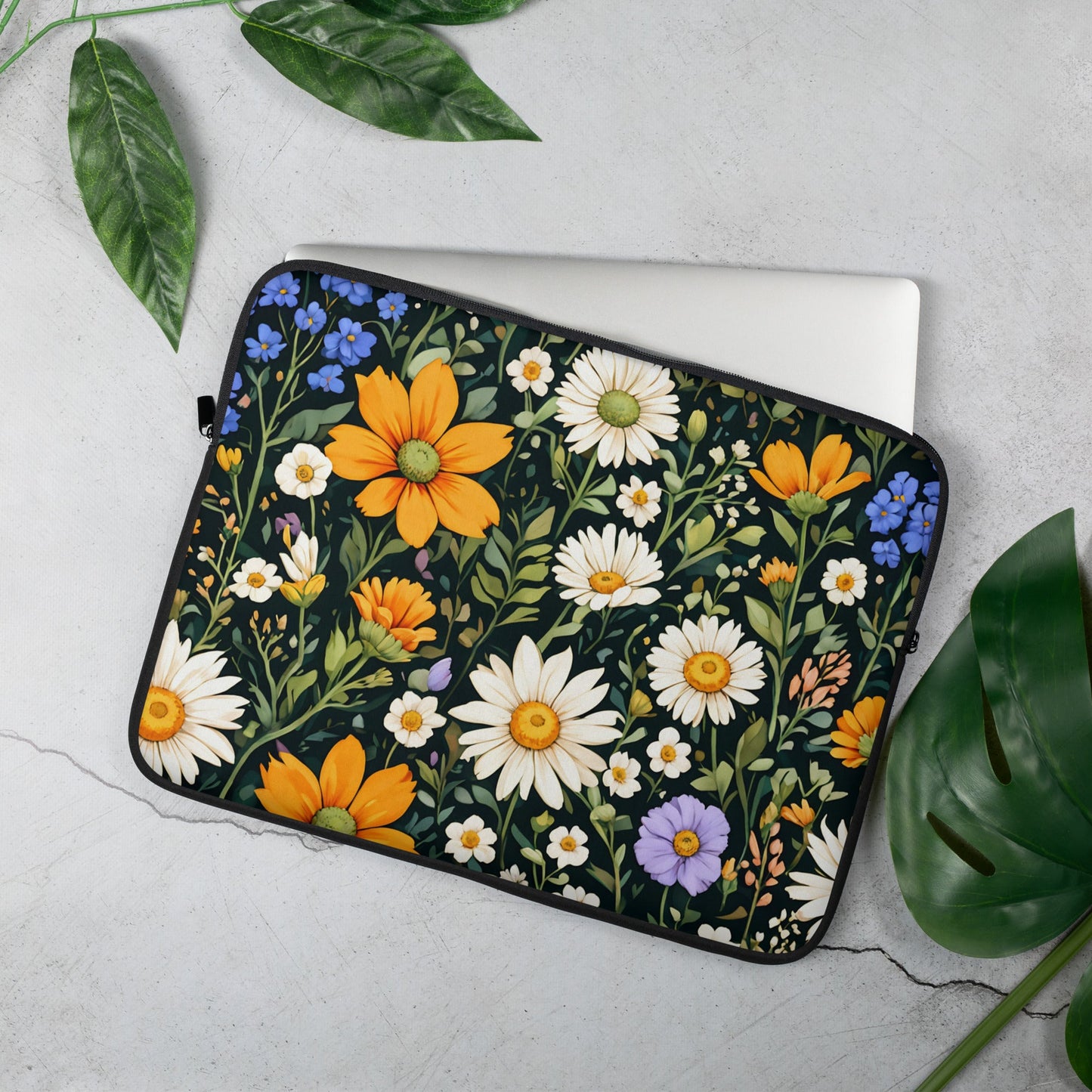 Wildflower Mix Laptop Sleeve - Laptop Cases - Discovery Co.