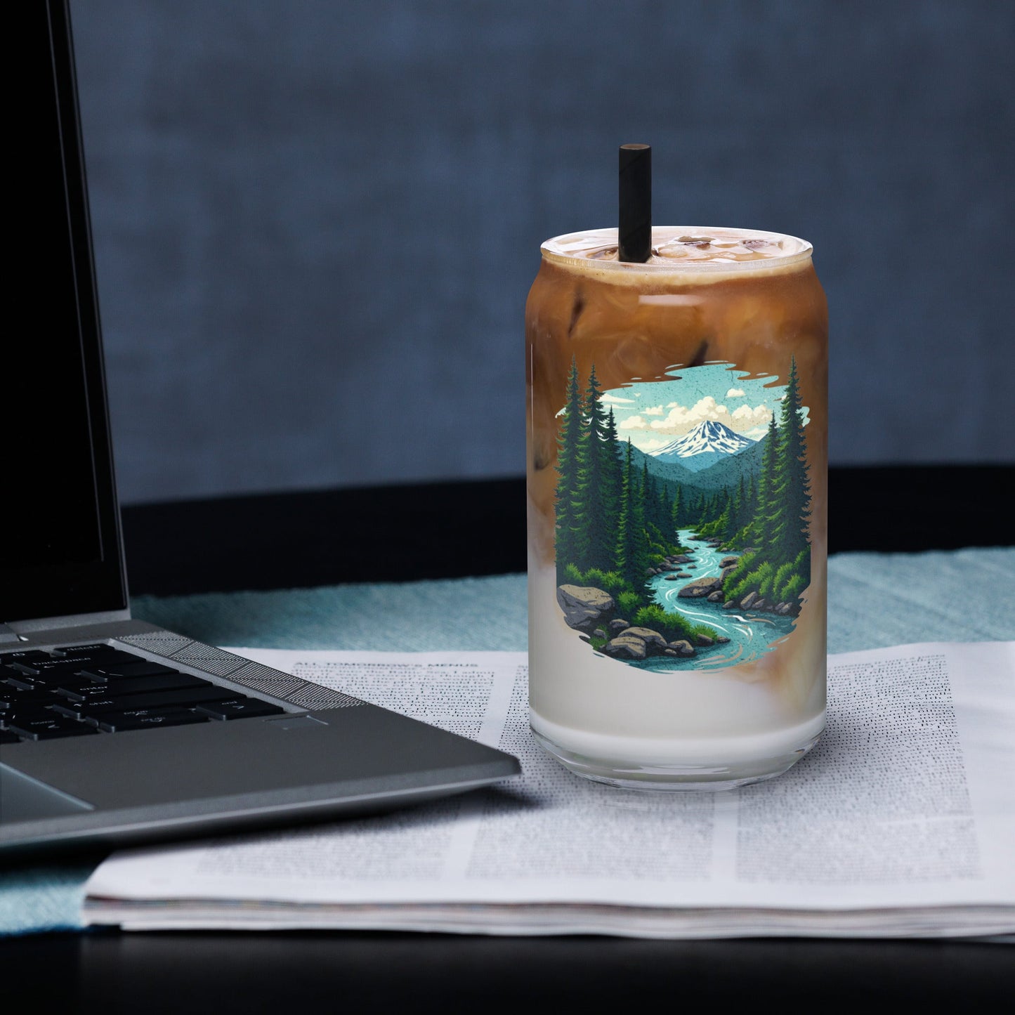 Winding River Can - Shaped Glass - Can - Shaped Glass - Discovery Co.