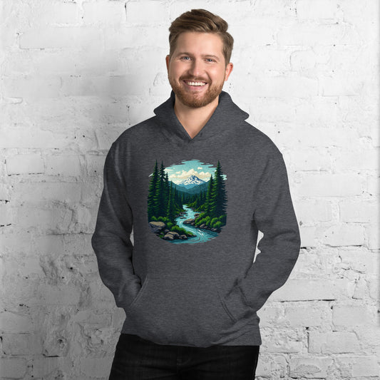 Winding River Men's (Unisex) Hoodie - Hoodies - Discovery Co.