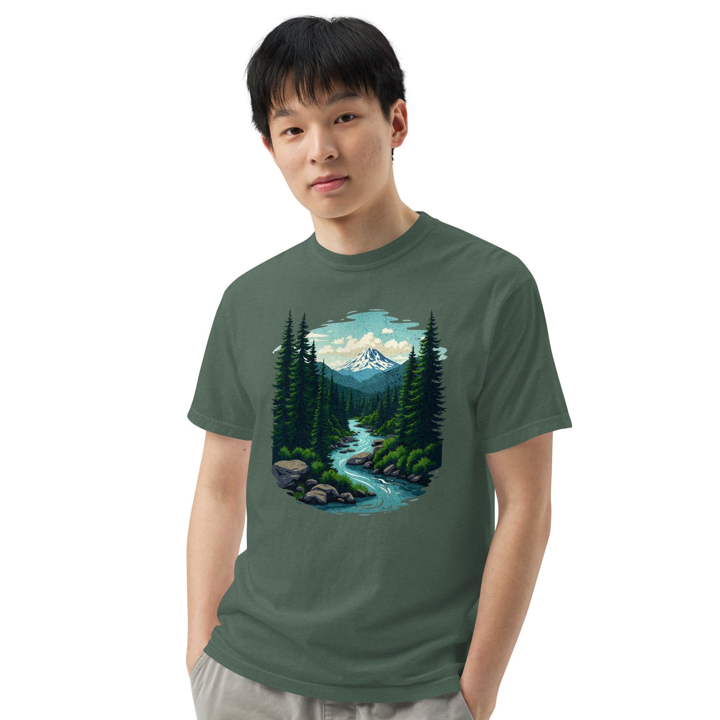 Winding River Men's (Unisex) Premium Tee - Men's Shirts - Discovery Co.