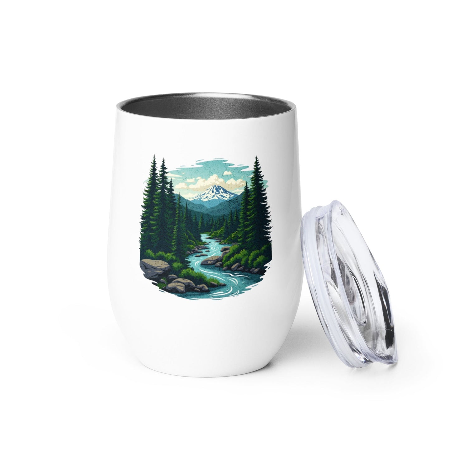 Winding River Stainless Steel Wine Tumbler - Steel Tumbler - Discovery Co.