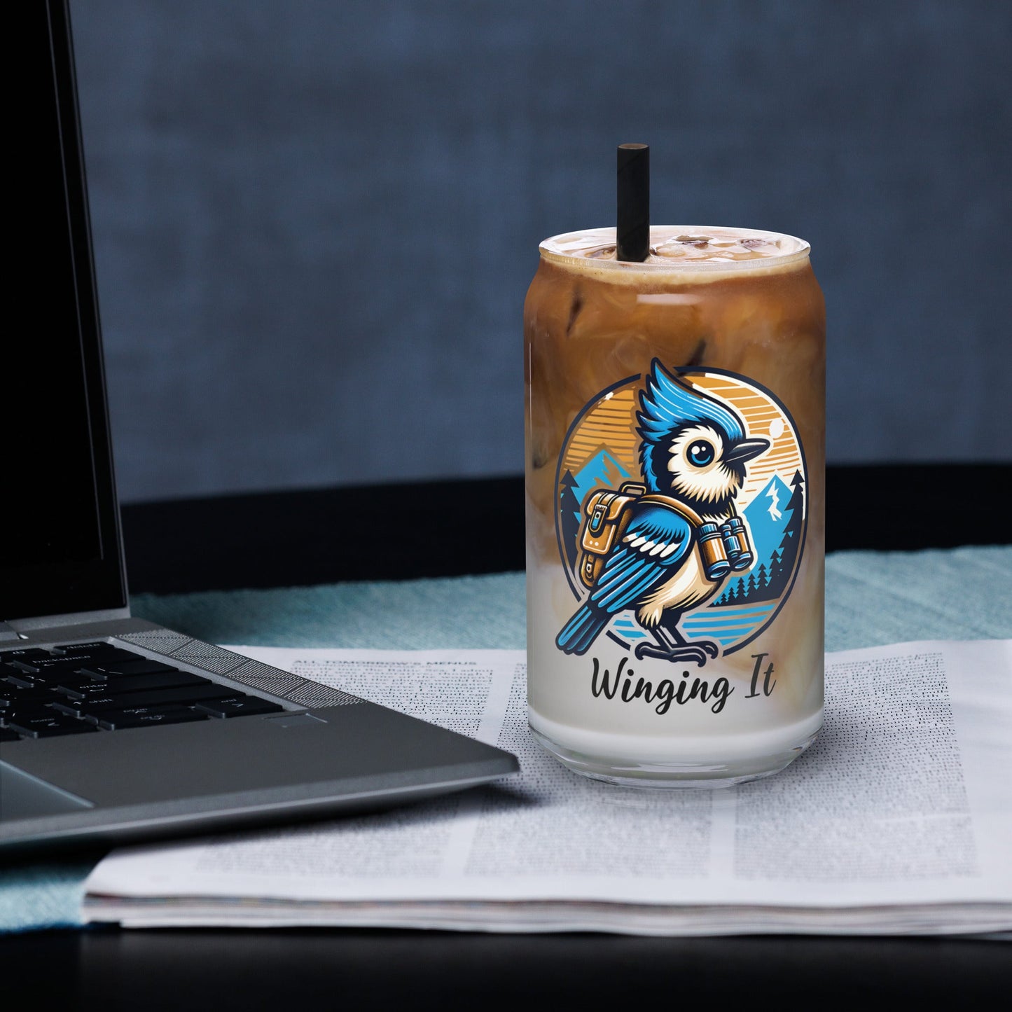 Winging It Can - Shaped Glass - Can - Shaped Glass - Discovery Co.