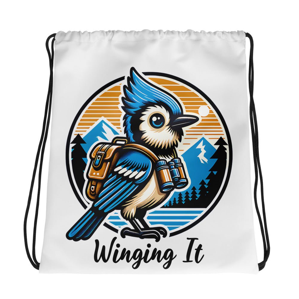 Winging It Drawstring Bag - Drawstring Bag - Discovery Co.