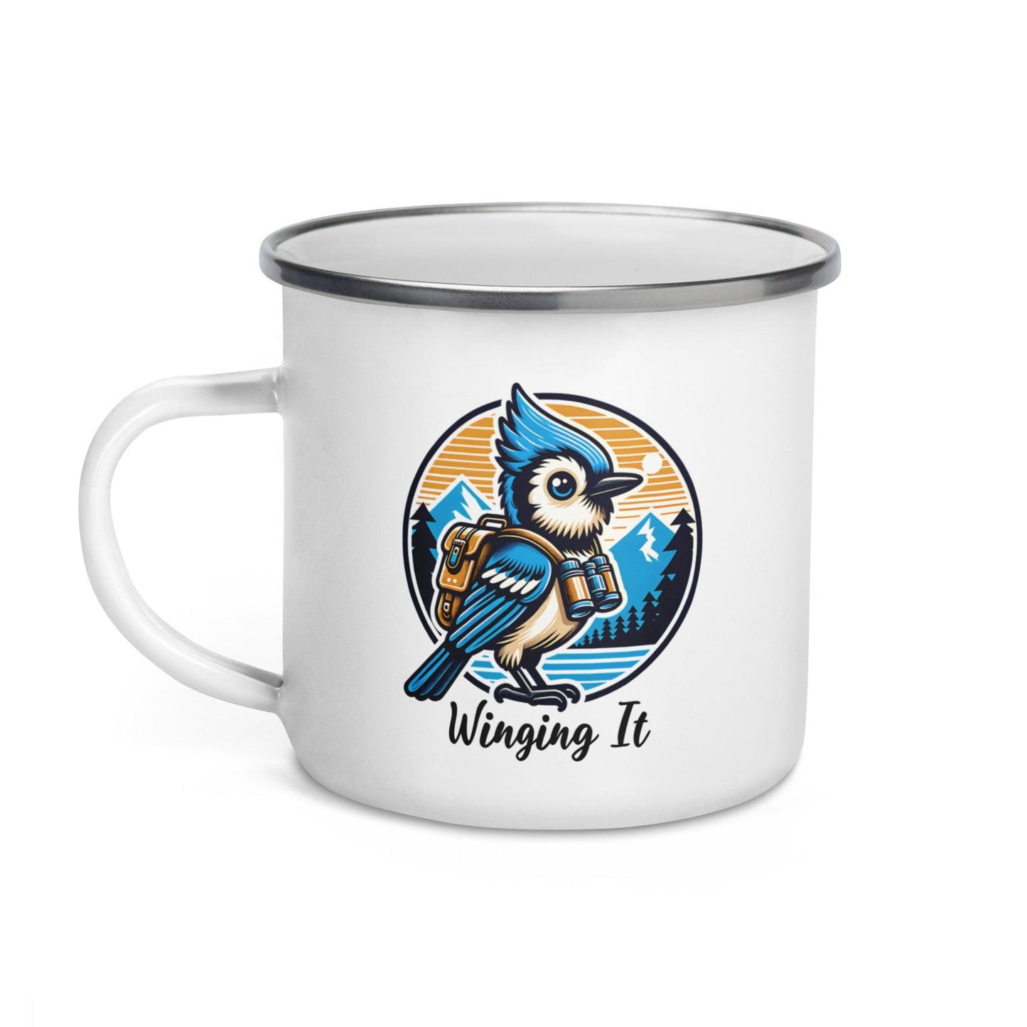 Winging It Enamel Mug - Mugs - Discovery Co.
