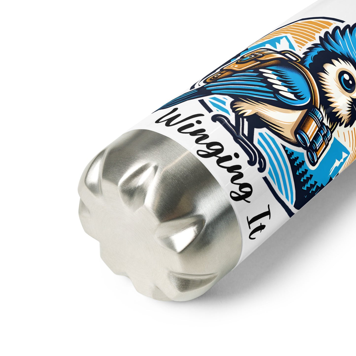 Winging It Stainless Steel Water Bottle - Stainless Steel Water Bottle - Discovery Co.