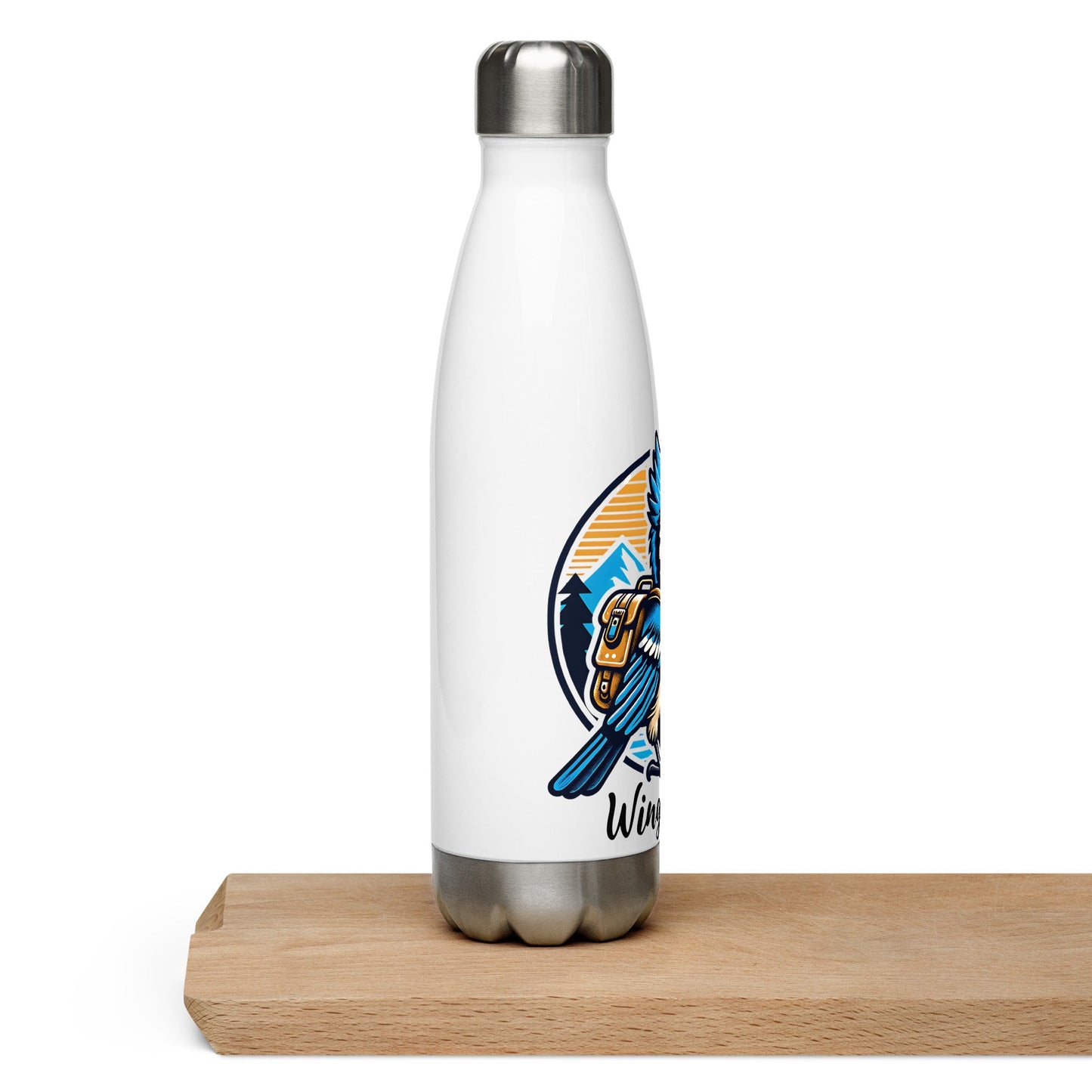 Winging It Stainless Steel Water Bottle - Stainless Steel Water Bottle - Discovery Co.