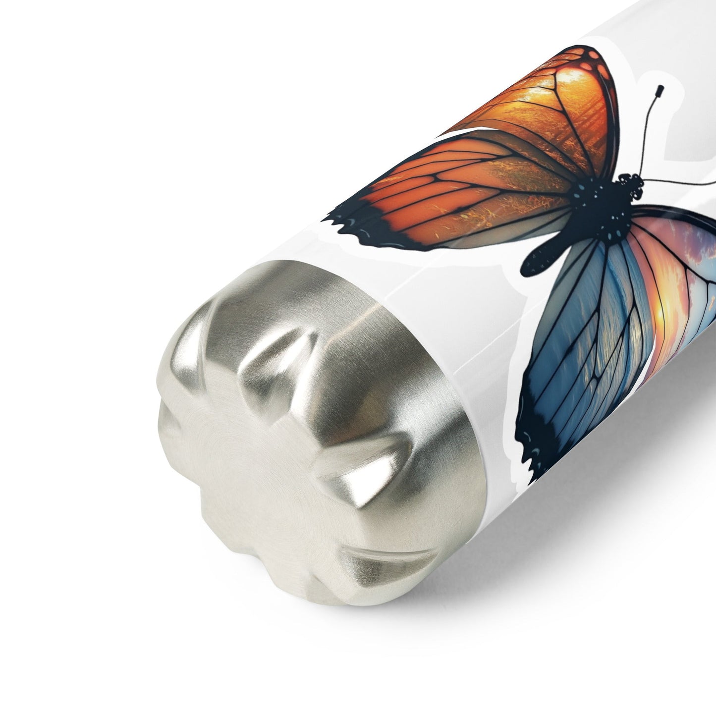 Wings Of Nature Butterfly Stainless Steel Water Bottle - Stainless Steel Water Bottle - Discovery Co.
