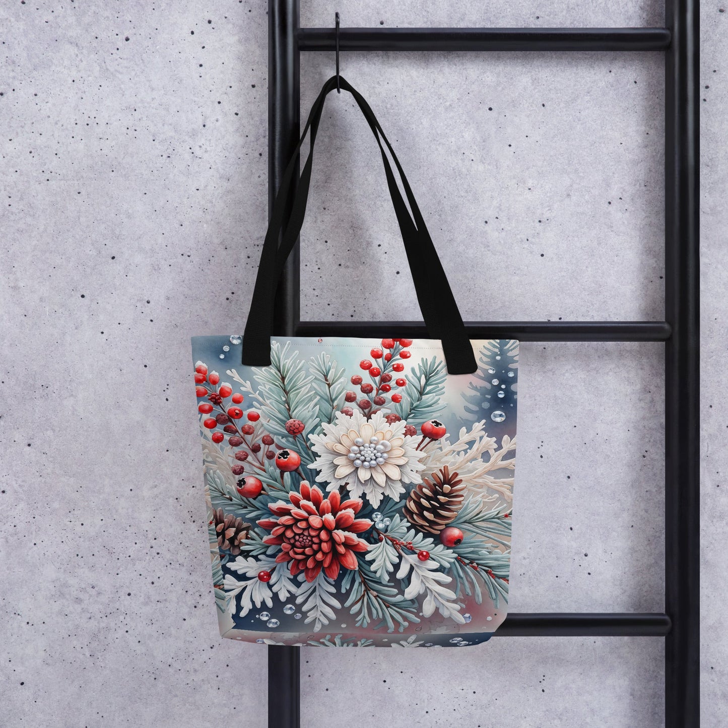 Winter Bouquet Tote Bag - Tote Bags - Discovery Co.