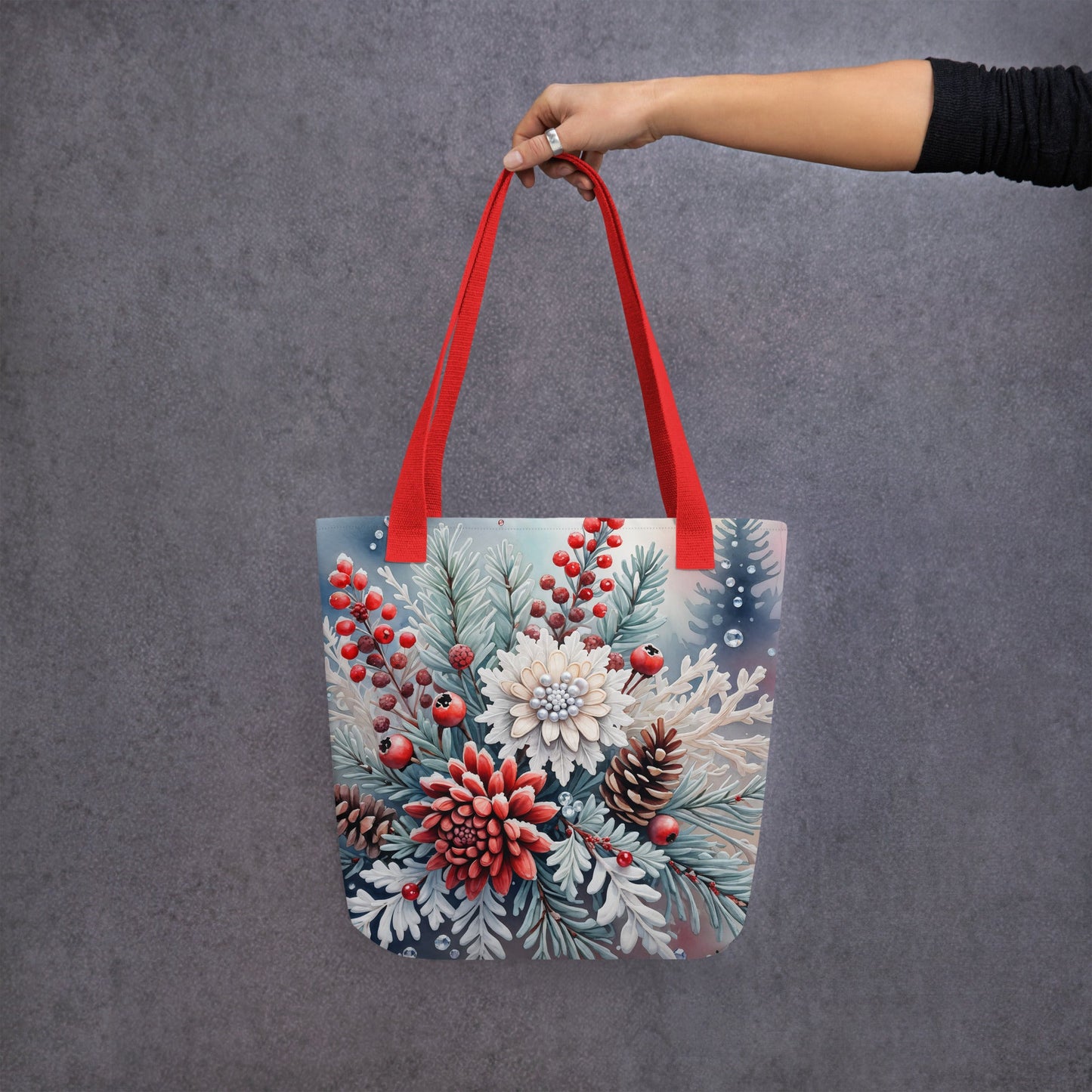 Winter Bouquet Tote Bag - Tote Bags - Discovery Co.