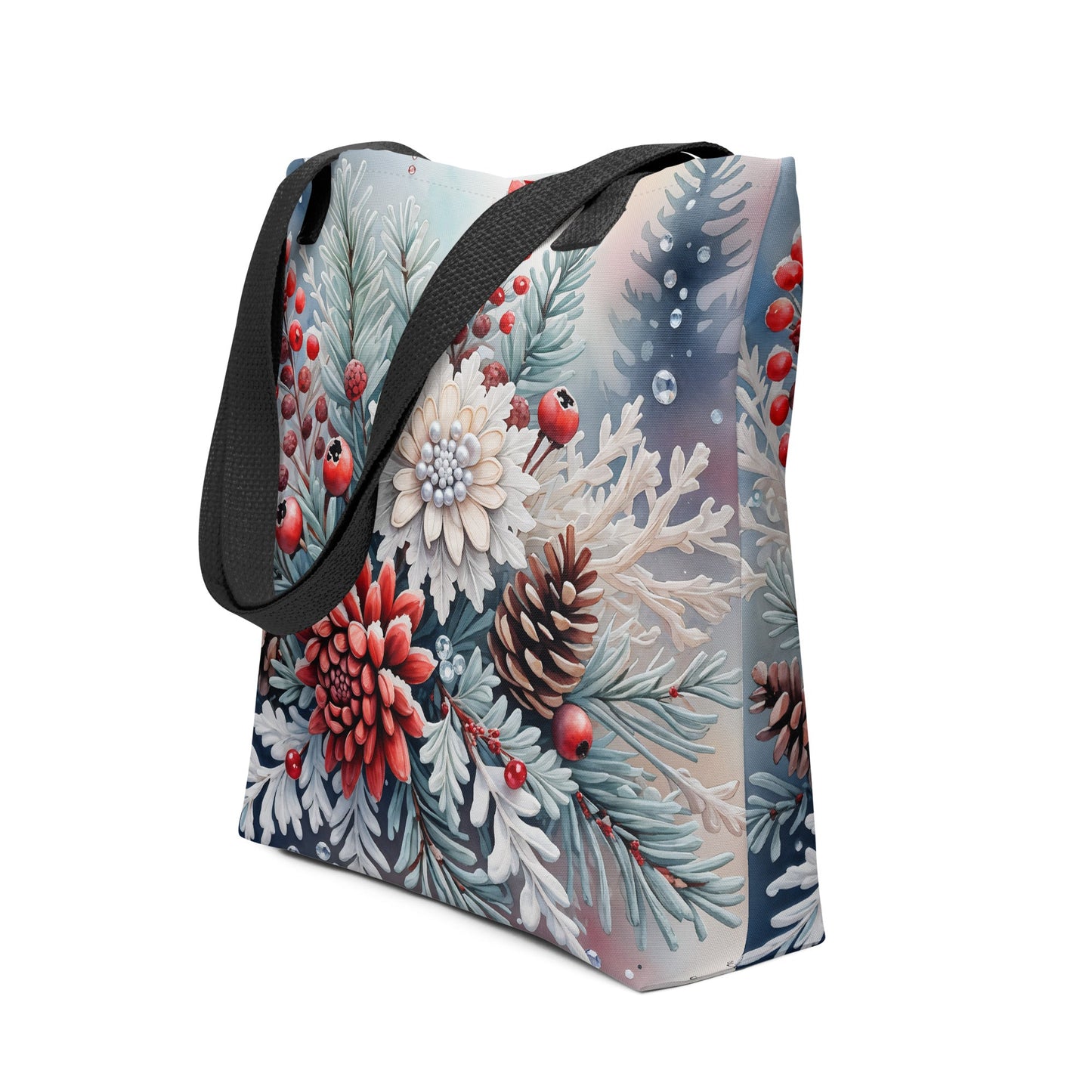 Winter Bouquet Tote Bag - Tote Bags - Discovery Co.