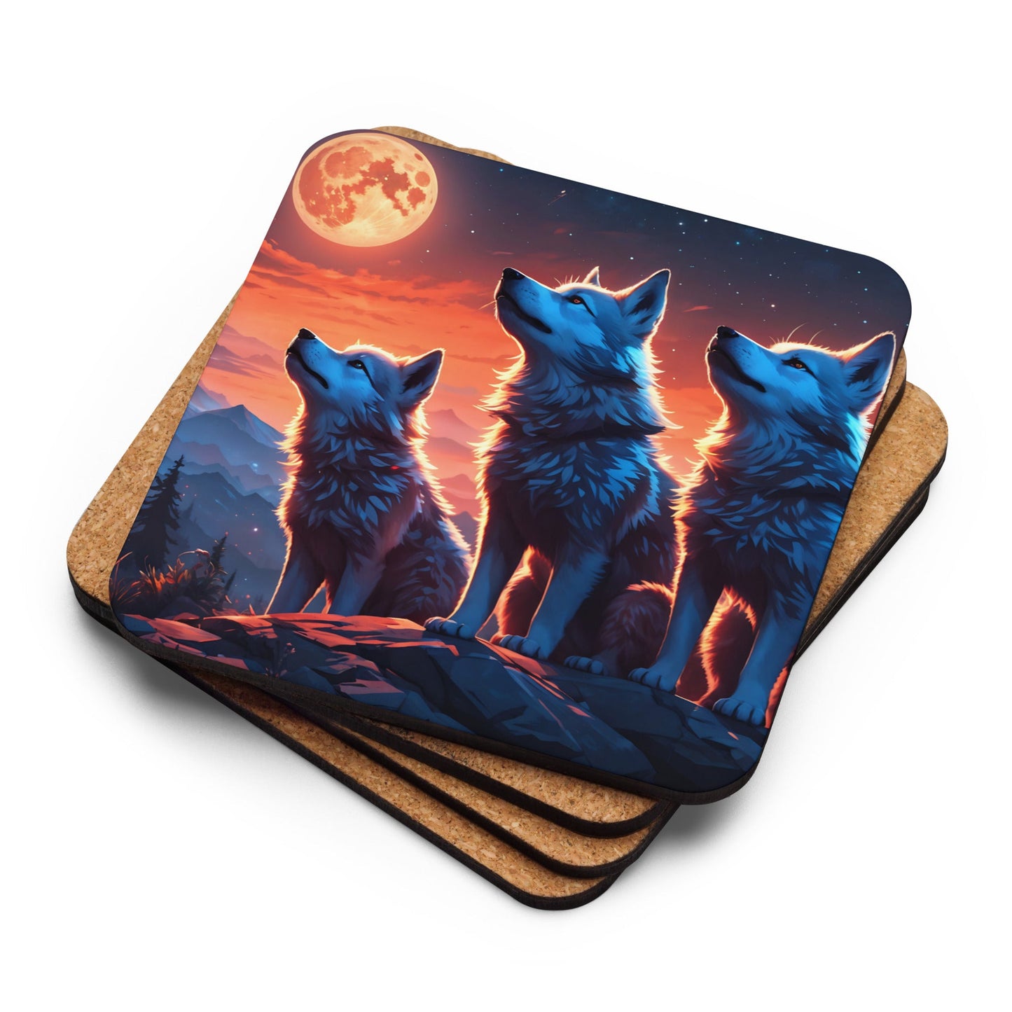 Wolf Cubs Cork - back Coaster - Coasters - Discovery Co.
