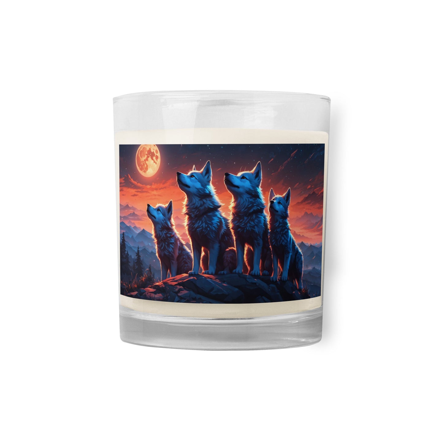 Wolf Cubs Glass Jar Soy Wax Candle - Candles - Discovery Co.