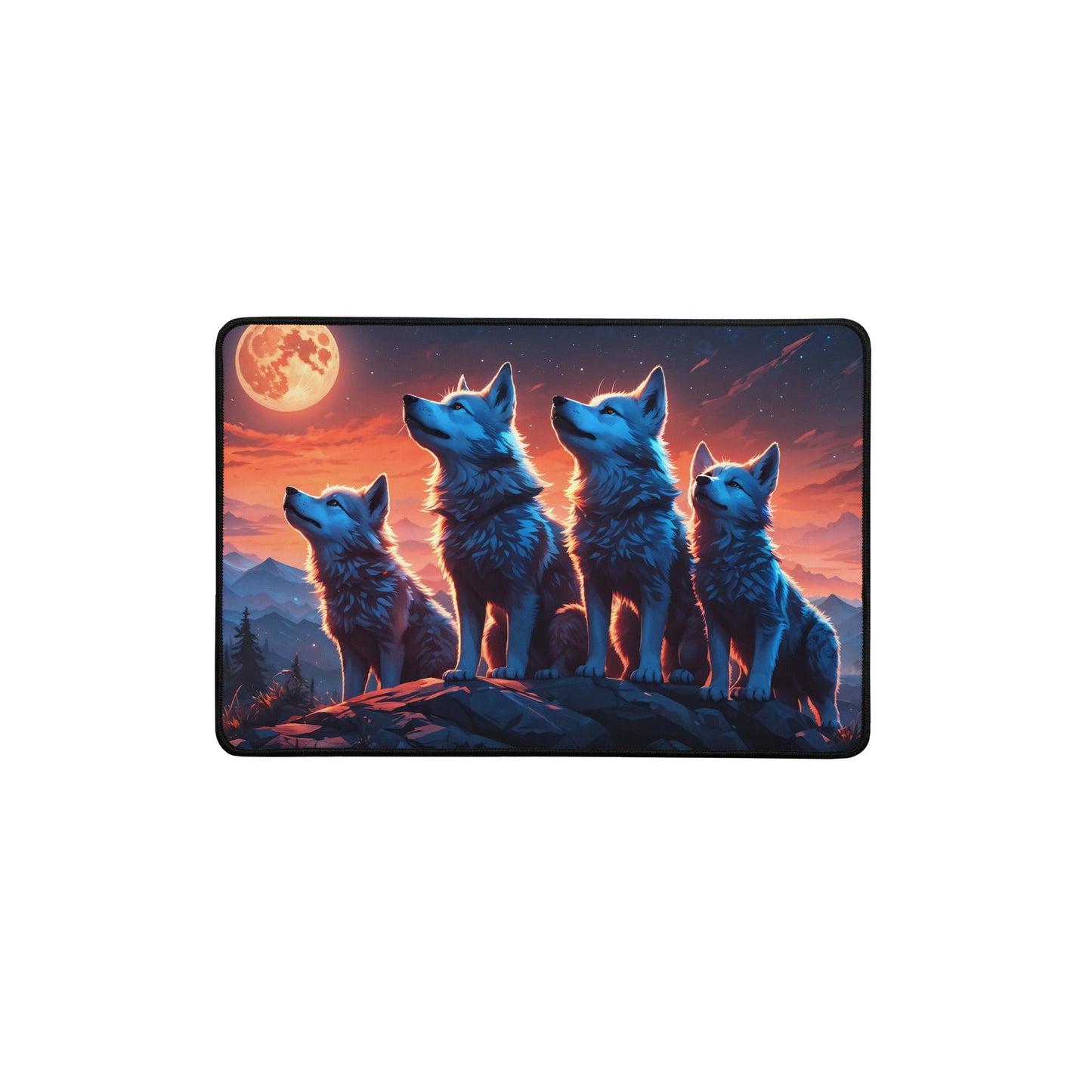Wolf Pups Desk Mat - Mouse Pads - Discovery Co.