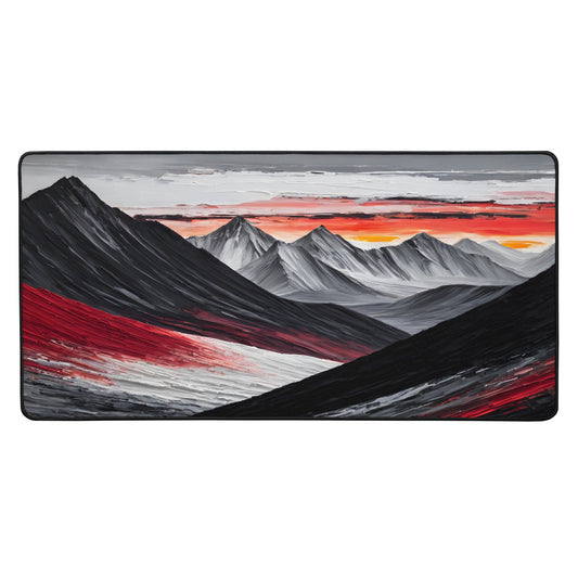 Acrylic Art Mountain Range Desk Mat - Mouse Pads - Discovery Co.