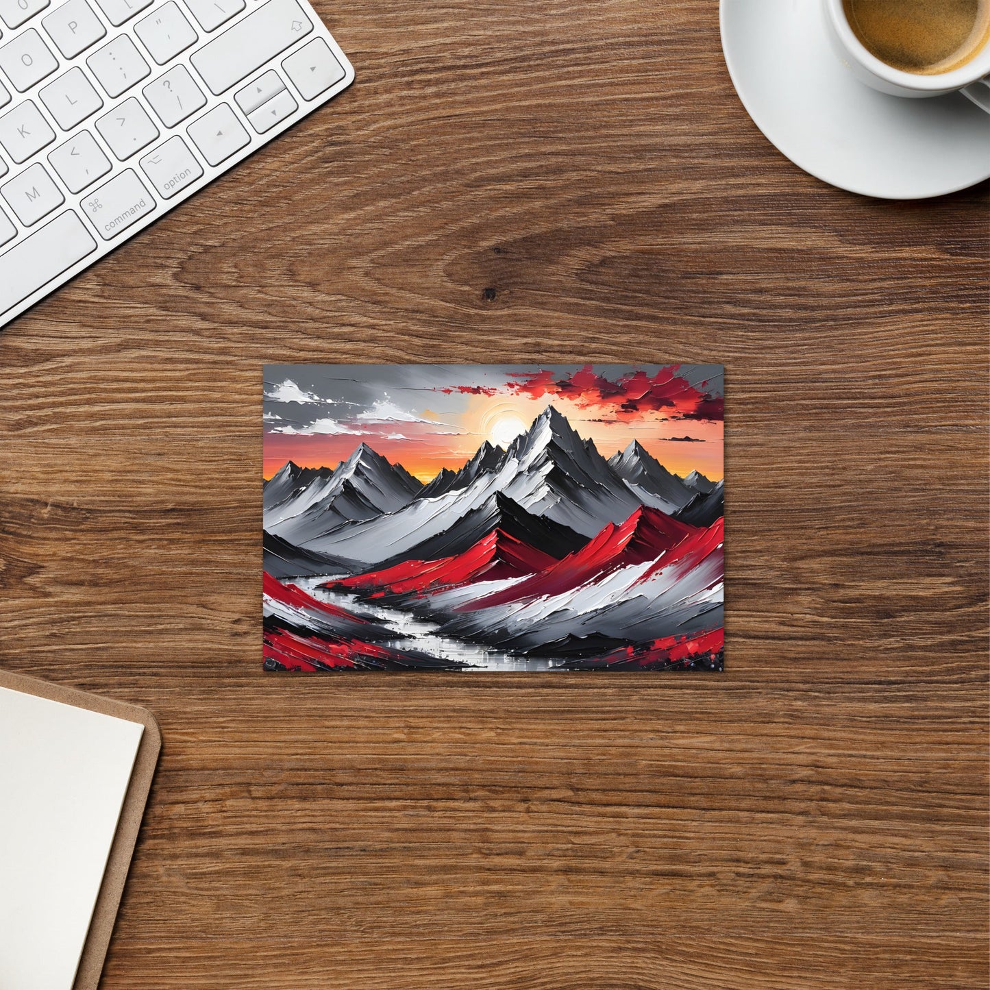 Acrylic Mountains Greeting Card - Greeting Card - Discovery Co.