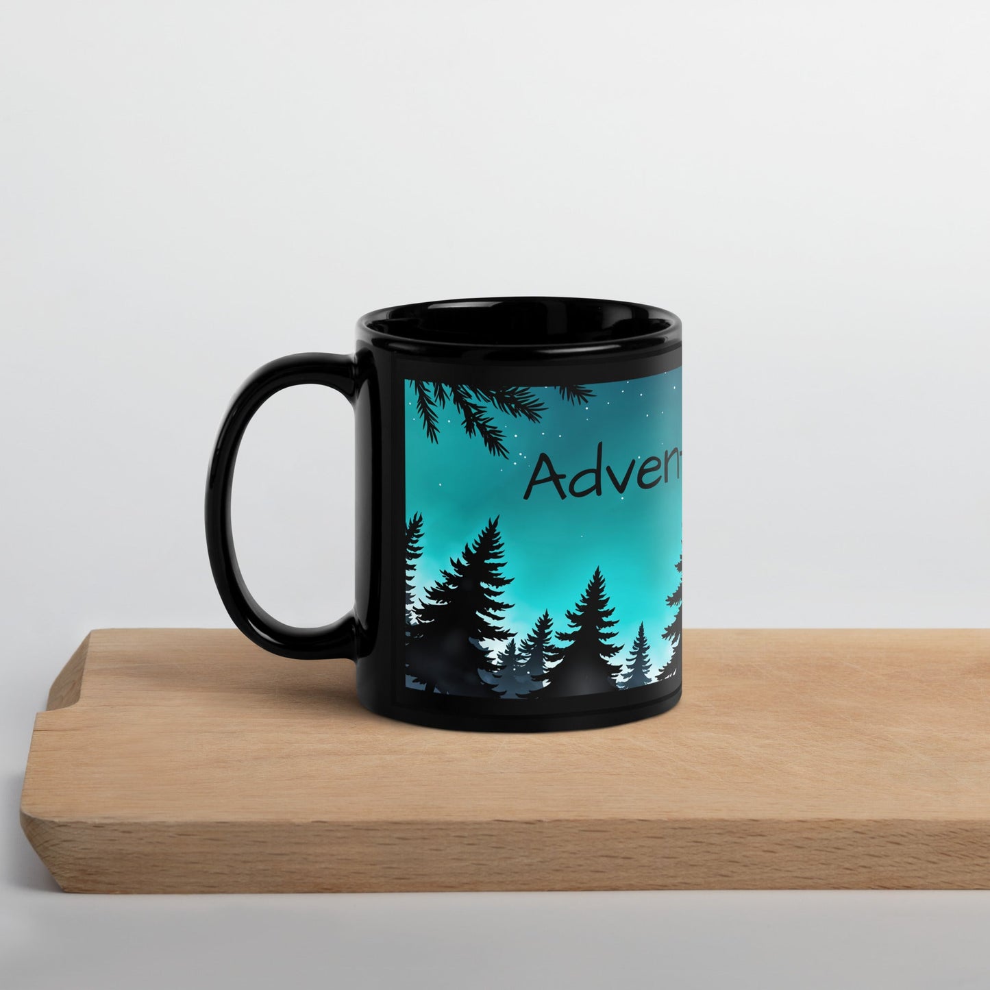 Adventure More Black Glossy Mug (11 oz, 15 oz) - Mugs - Discovery Co.