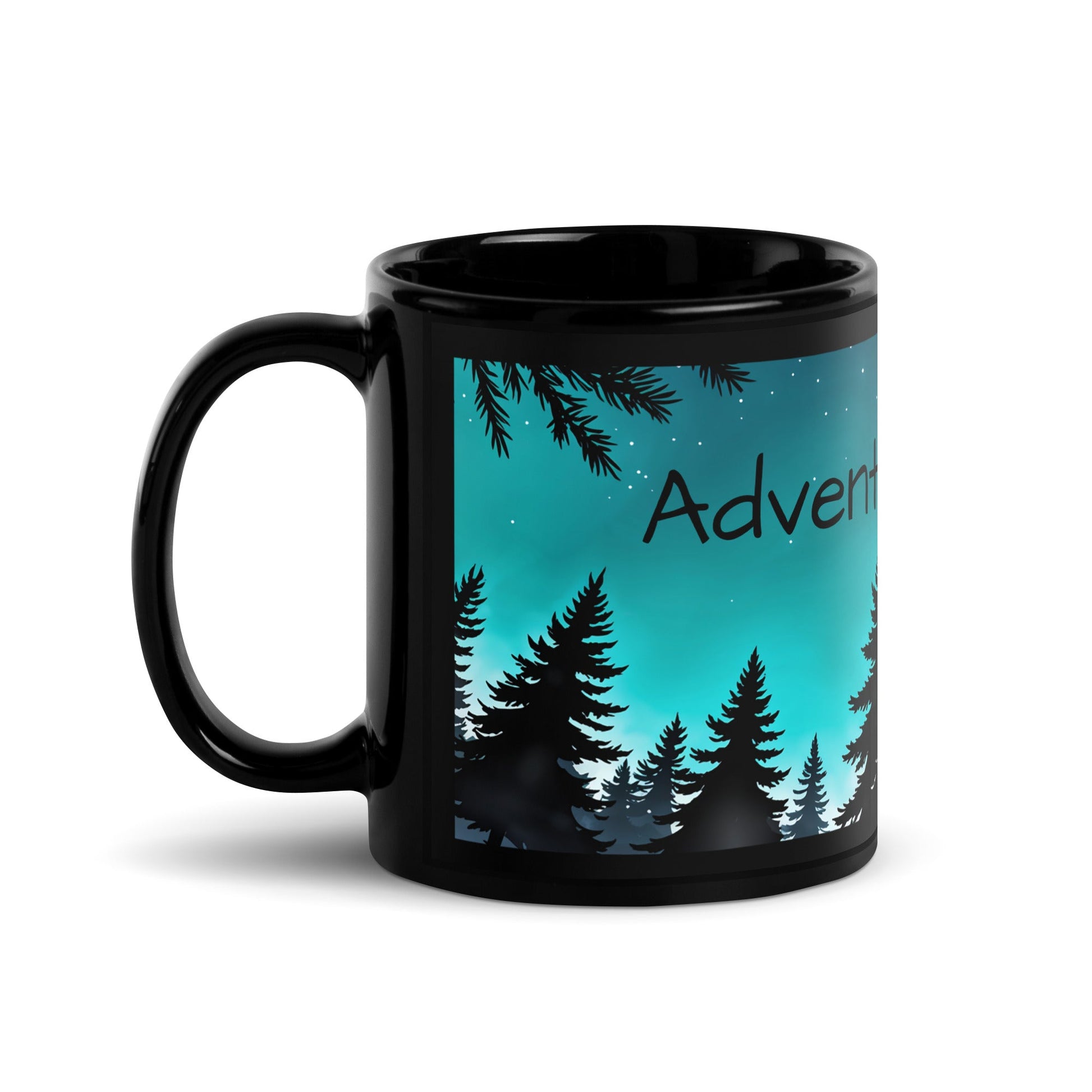 Adventure More Black Glossy Mug (11 oz, 15 oz) - Mugs - Discovery Co.