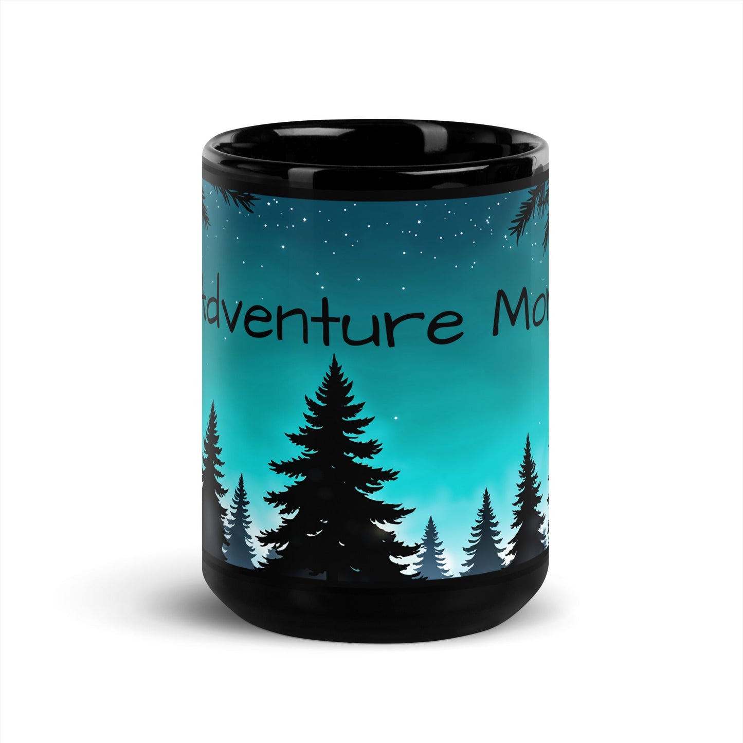 Adventure More Black Glossy Mug (11 oz, 15 oz) - Mugs - Discovery Co.