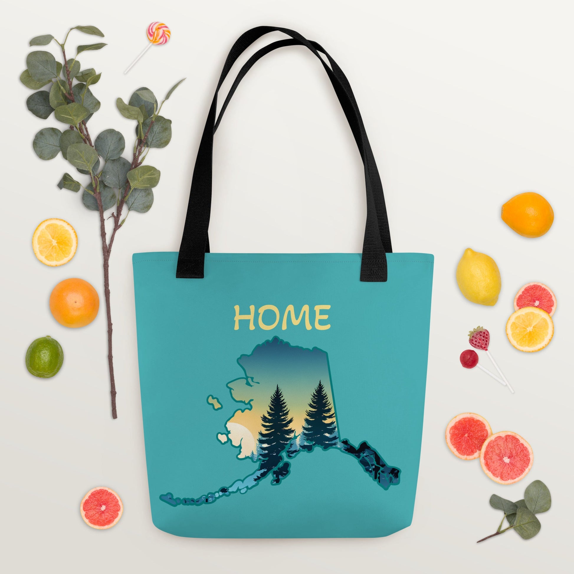 Alaska Smoky Forest Tote Bag - Tote Bags - Discovery Co.