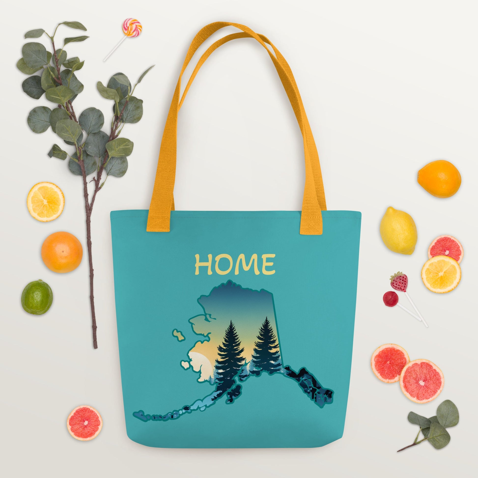 Alaska Smoky Forest Tote Bag - Tote Bags - Discovery Co.