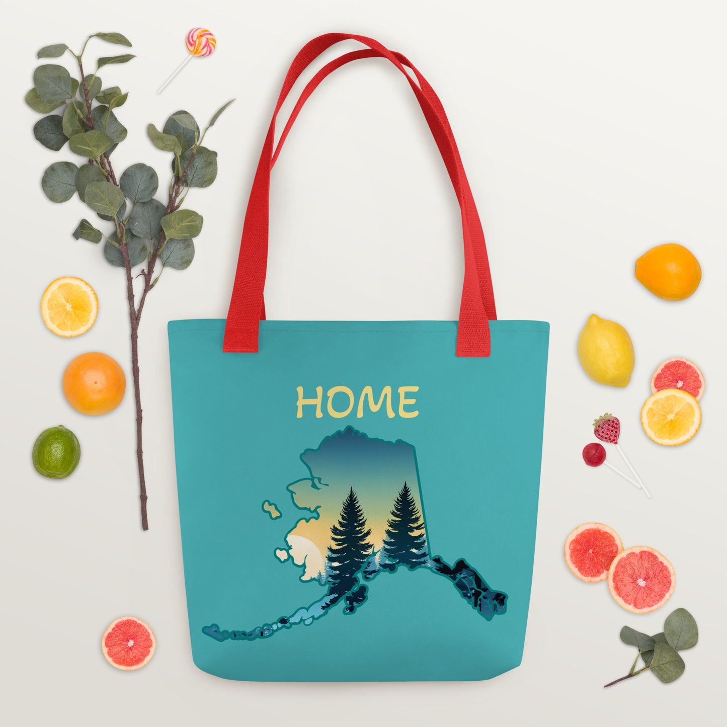 Alaska Smoky Forest Tote Bag - Tote Bags - Discovery Co.