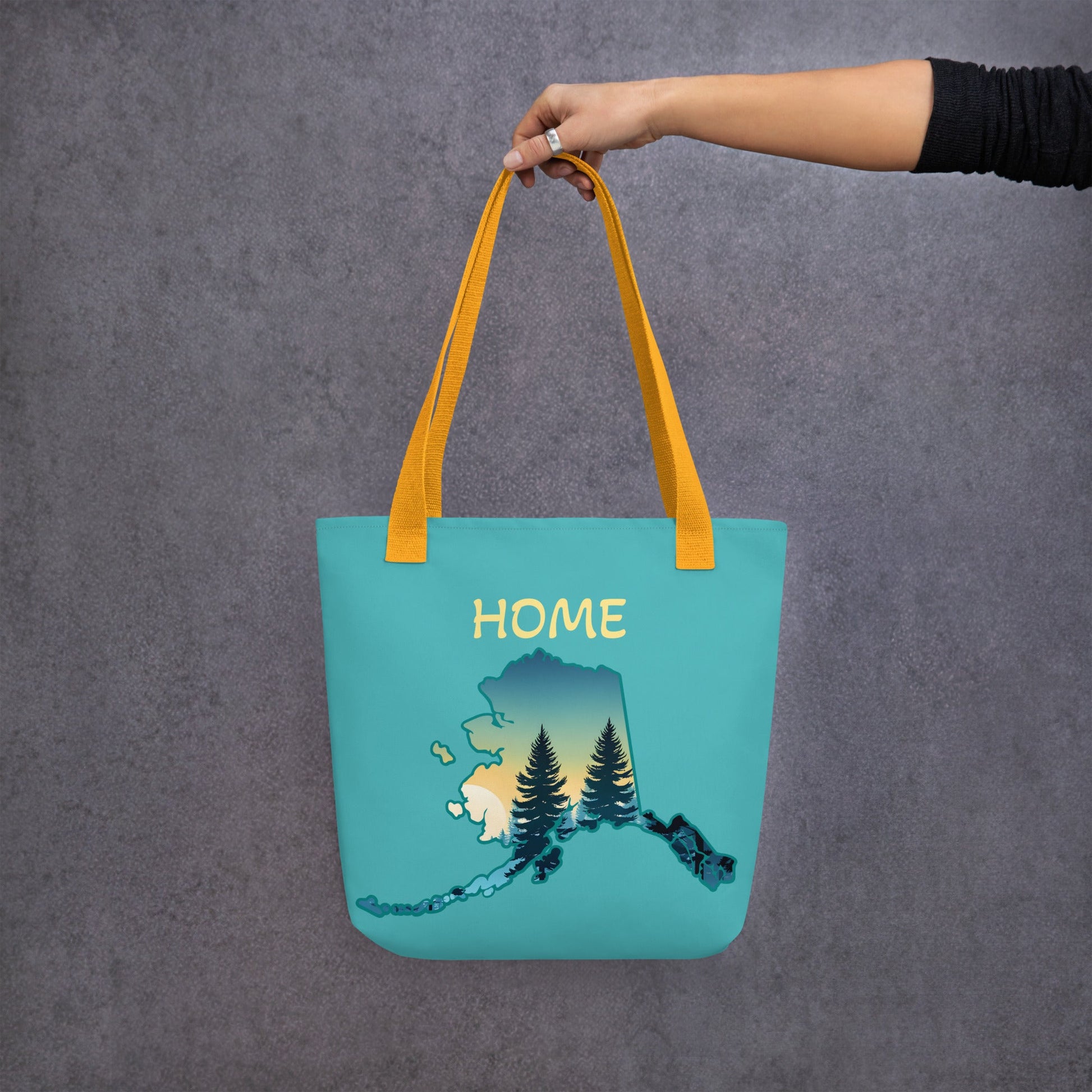 Alaska Smoky Forest Tote Bag - Tote Bags - Discovery Co.