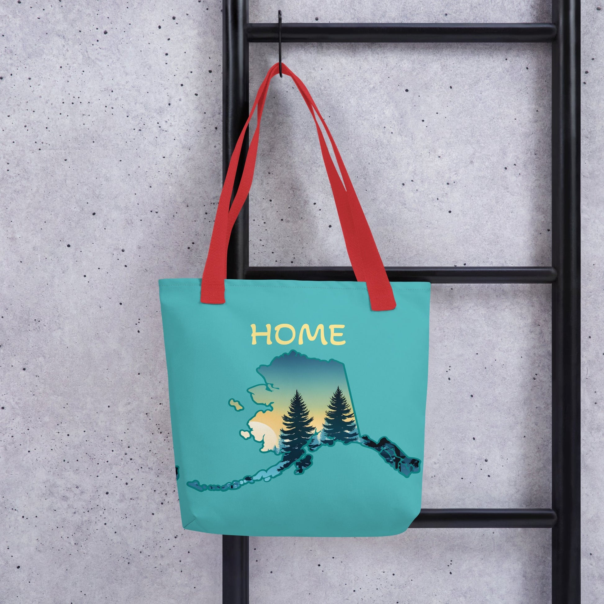 Alaska Smoky Forest Tote Bag - Tote Bags - Discovery Co.