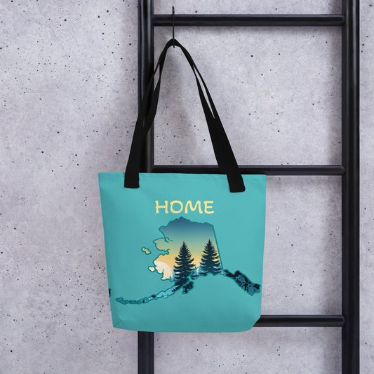 Alaska Smoky Forest Tote Bag - Tote Bags - Discovery Co.