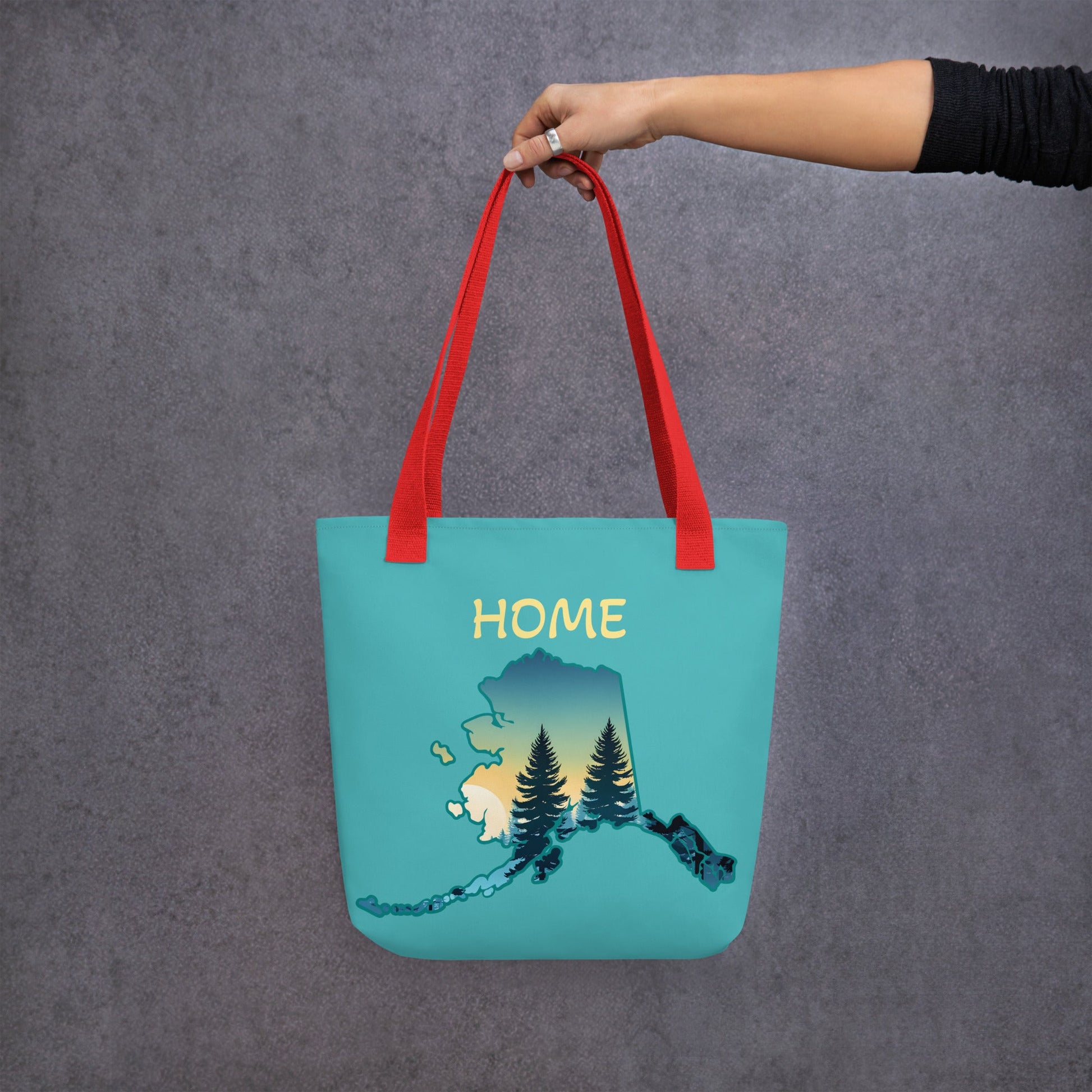 Alaska Smoky Forest Tote Bag - Tote Bags - Discovery Co.