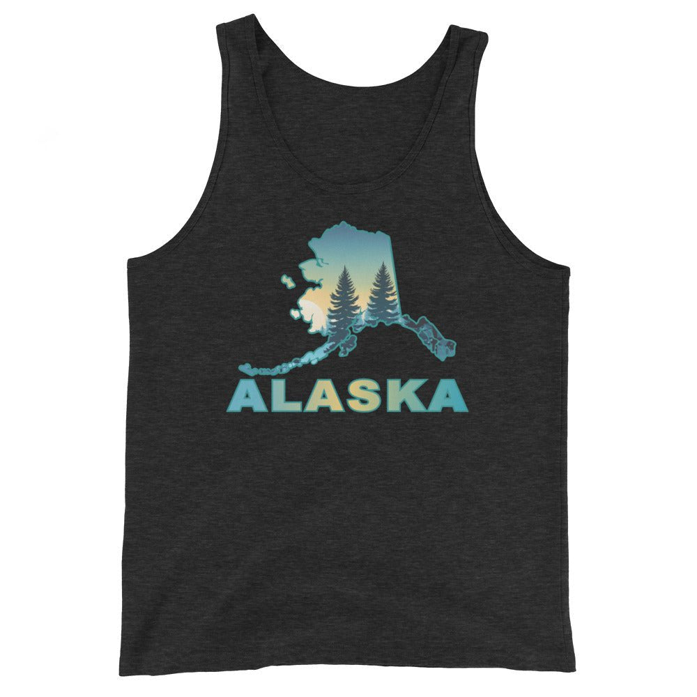 Alaska Sunset Forest II Men's Tank Top - Men's Shirts - Discovery Co.
