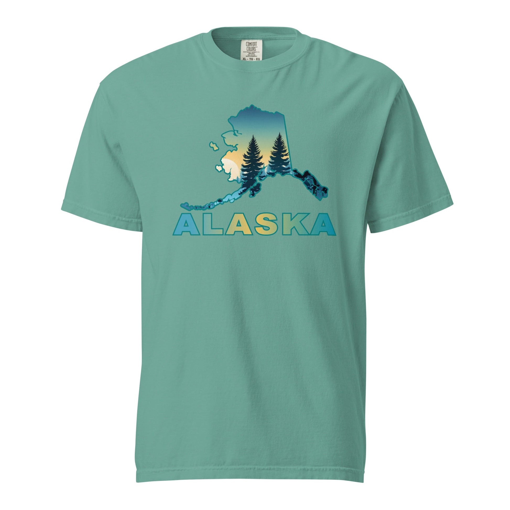 Alaska Sunset Forest II Men's (Unisex) Premium Tee - Men's Shirts - Discovery Co.