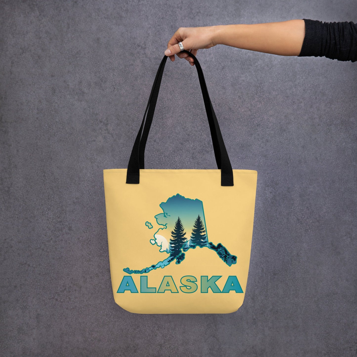 Alaska Sunset Forest II Tote Bag - Tote Bags - Discovery Co.
