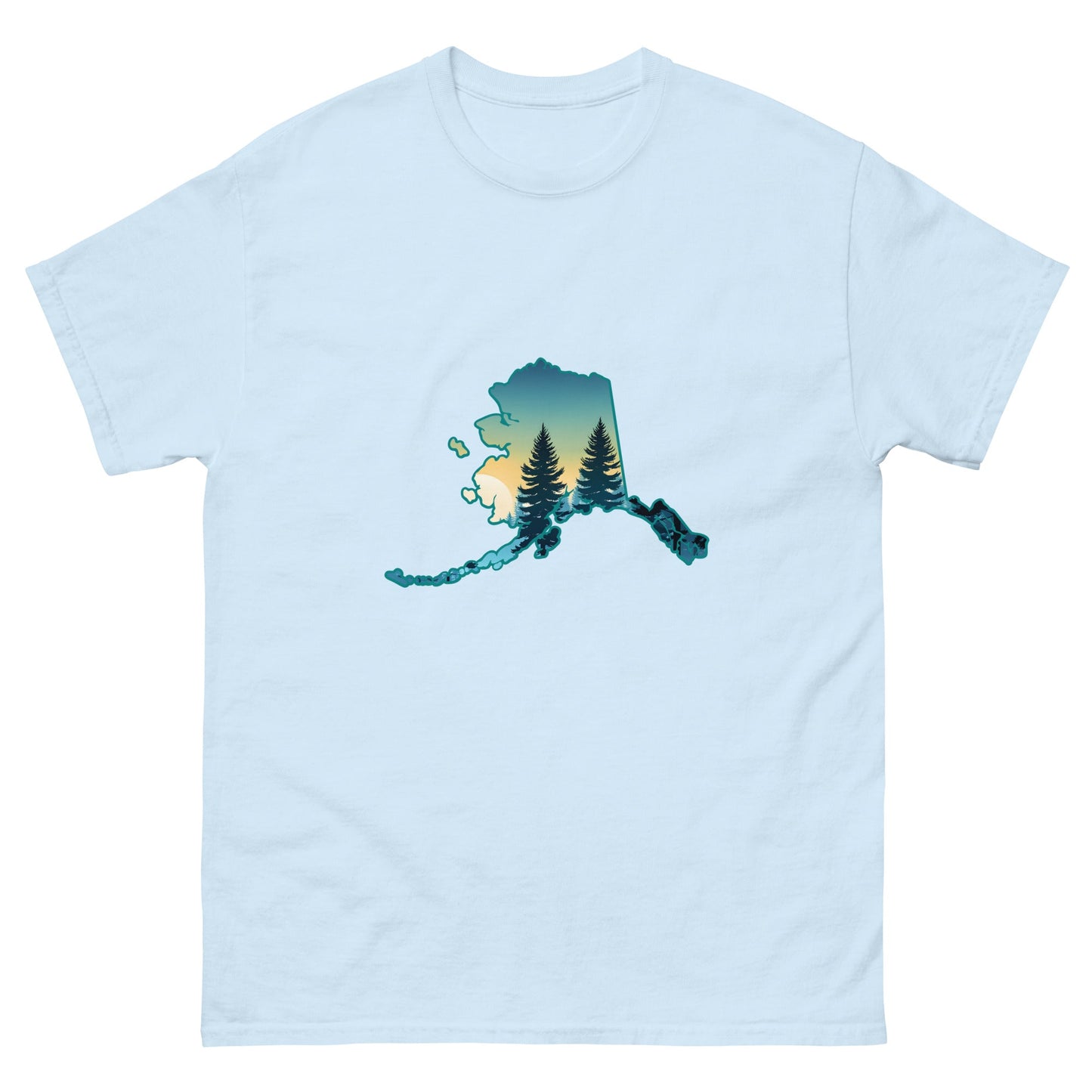 Alaska Sunset Forest Men's Classic Tee - Men's Shirts - Discovery Co.