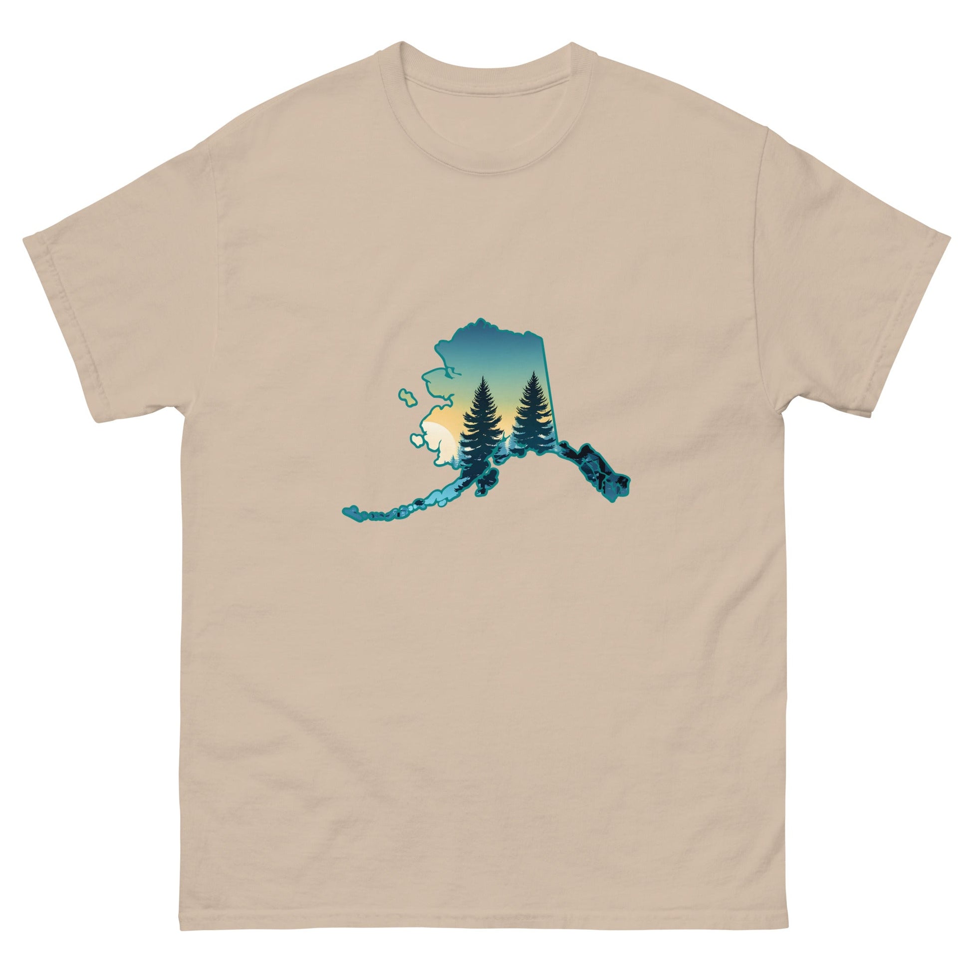 Alaska Sunset Forest Men's Classic Tee - Men's Shirts - Discovery Co.