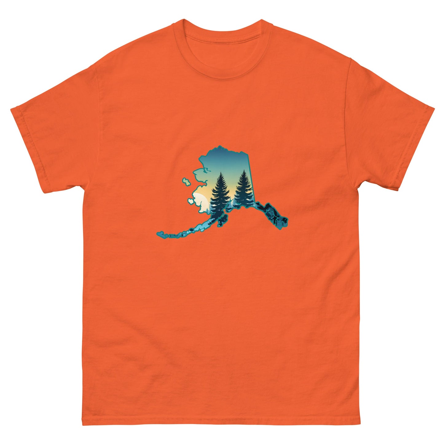 Alaska Sunset Forest Men's Classic Tee - Men's Shirts - Discovery Co.