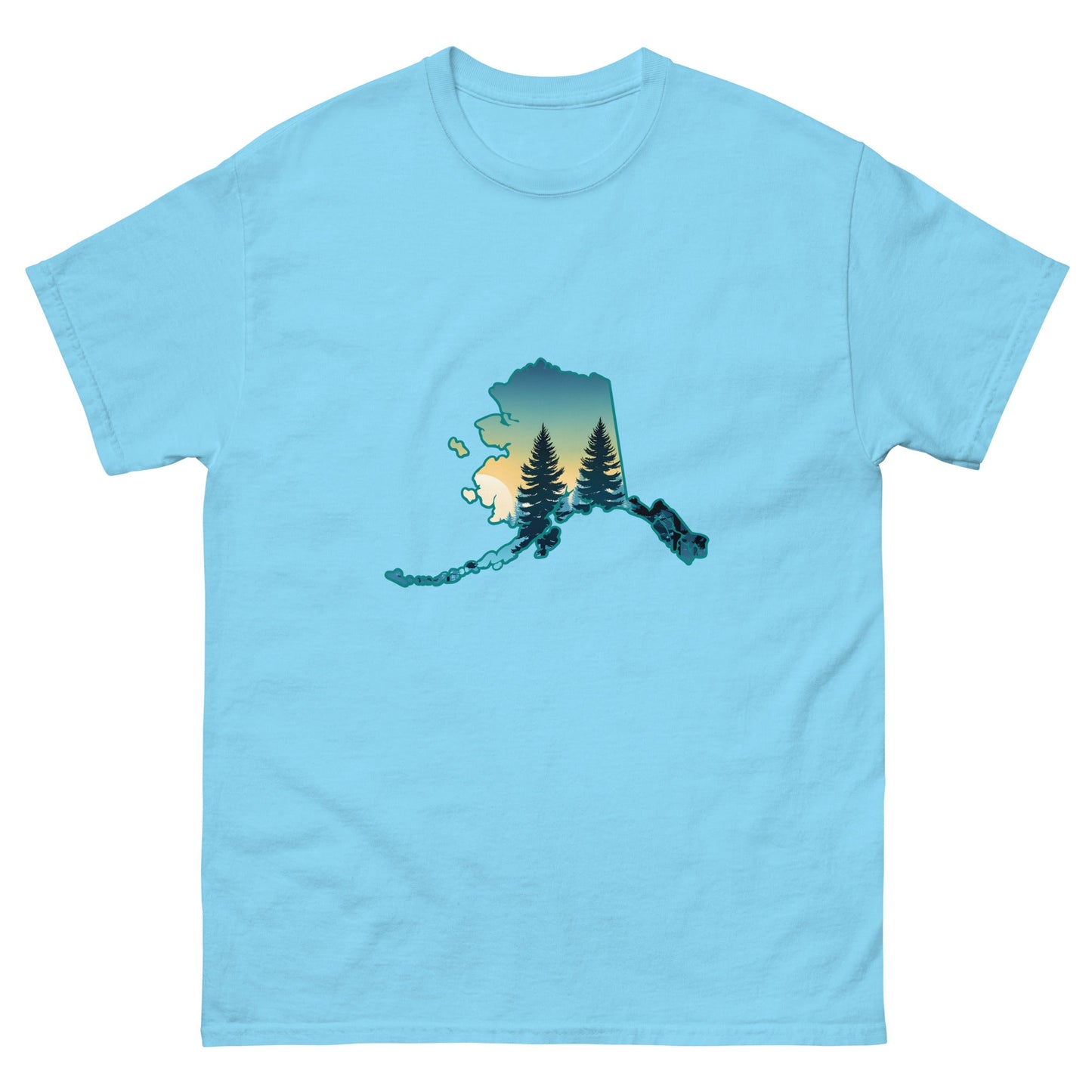 Alaska Sunset Forest Men's Classic Tee - Men's Shirts - Discovery Co.