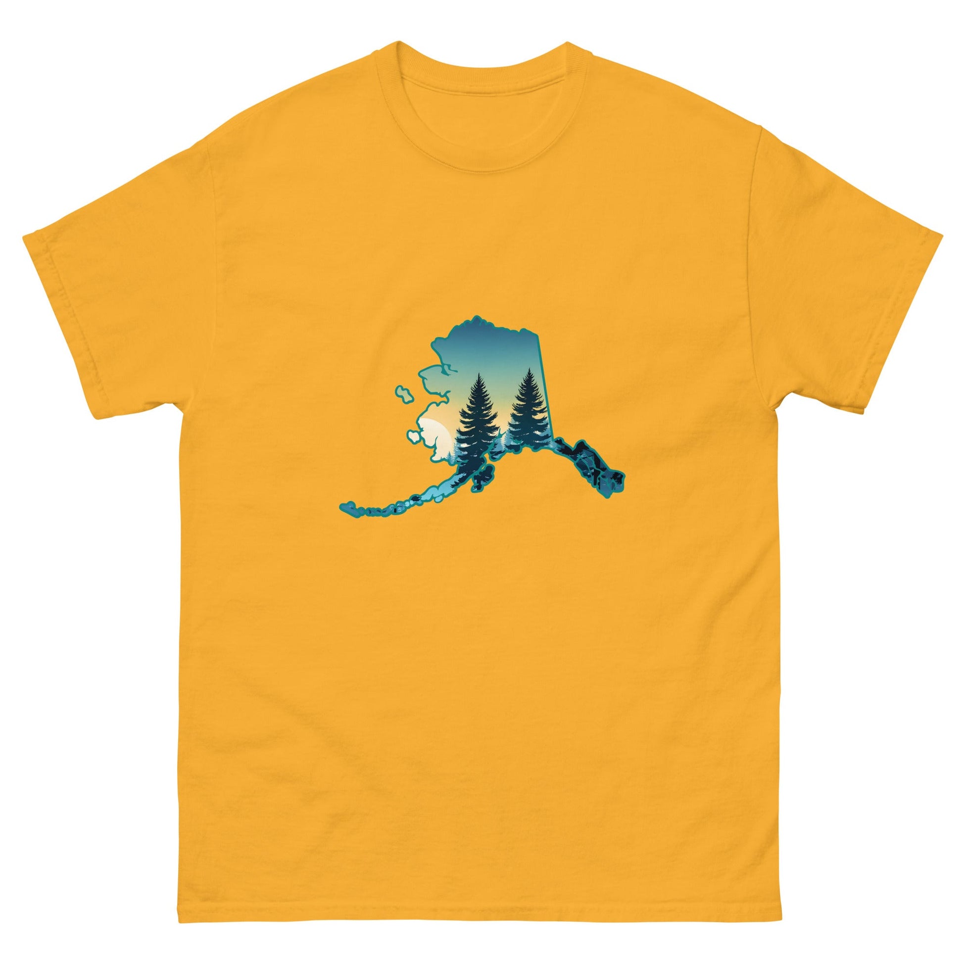 Alaska Sunset Forest Men's Classic Tee - Men's Shirts - Discovery Co.