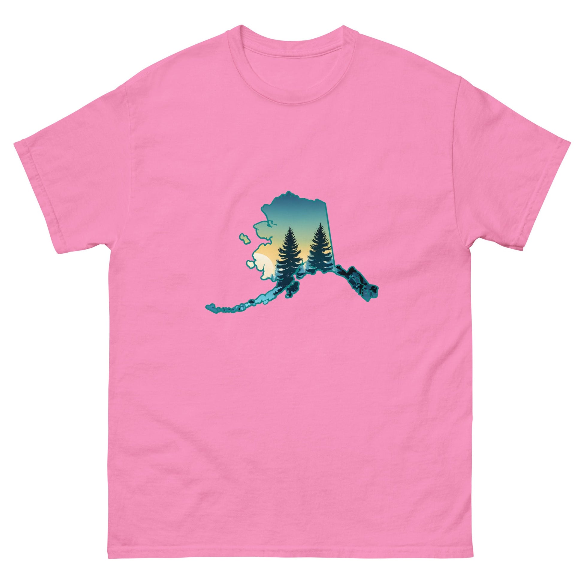 Alaska Sunset Forest Men's Classic Tee - Men's Shirts - Discovery Co.